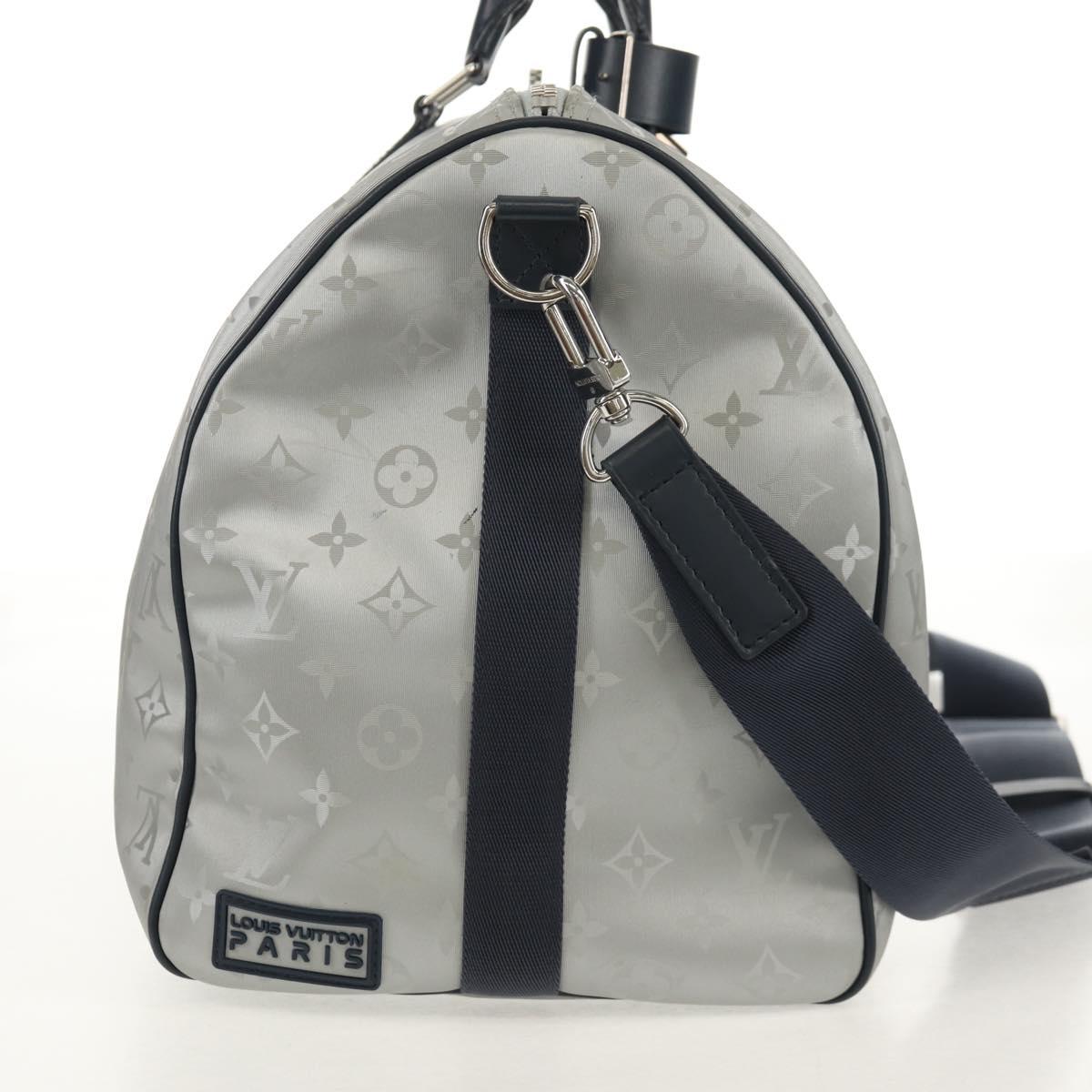 LOUIS VUITTON Monogram Satellite Keepall Bandouliere 50 M44170 LV Auth 148459M