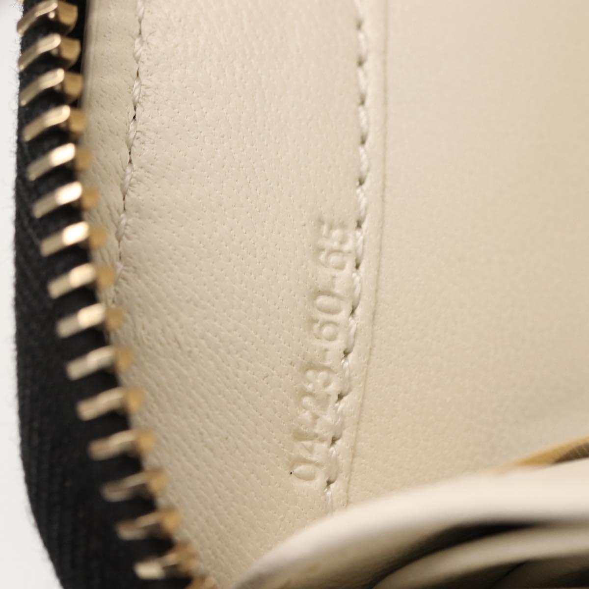 Chloe Sense Wallet Leather Black Auth 148478