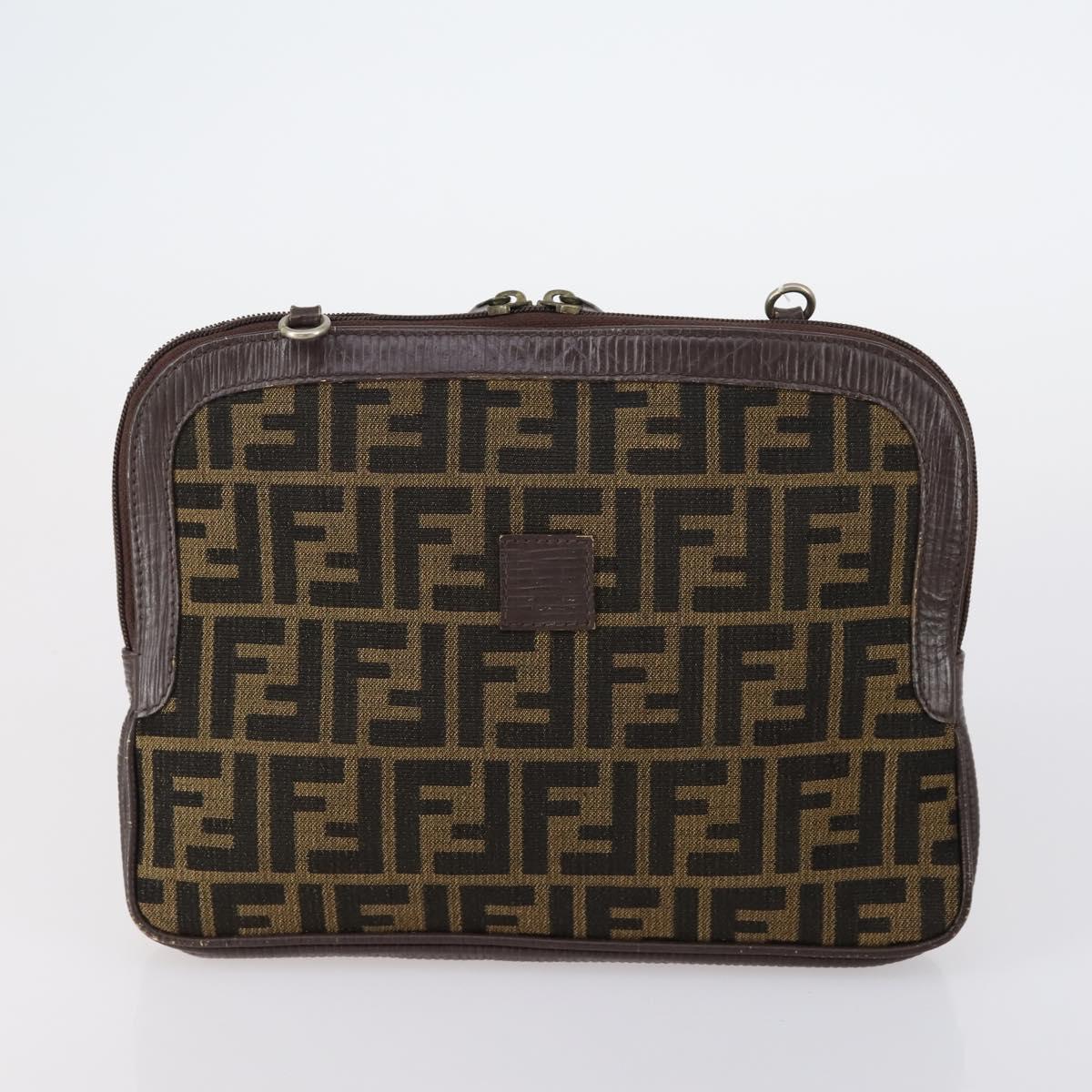 Burberrys Fendi Celine Zucca Canvas Macadam Canvas Bag Canvas 3 Set Auth 148482