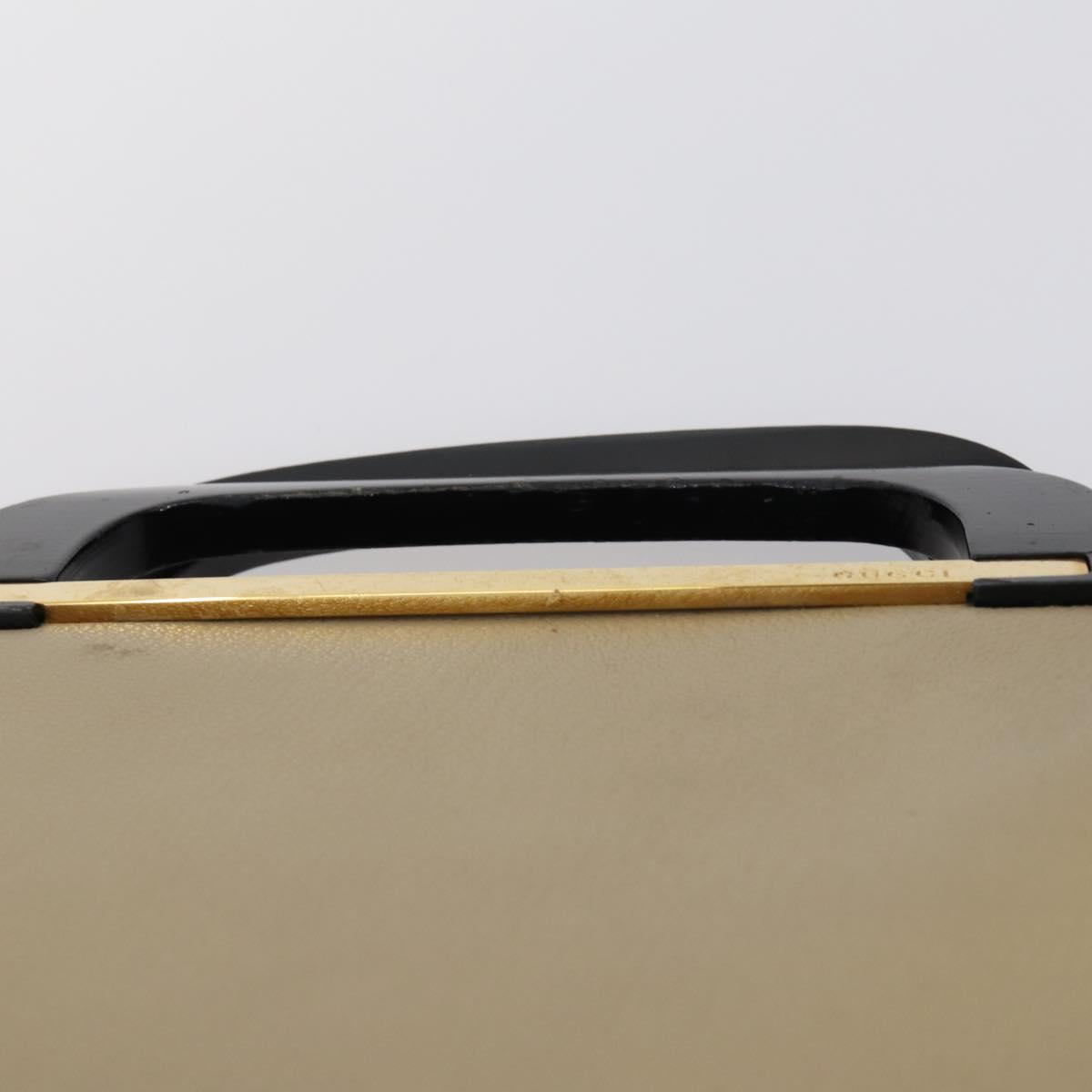 GUCCI GG Canvas Tote Bag Nylon Leather 2 Set Beige Auth 148483