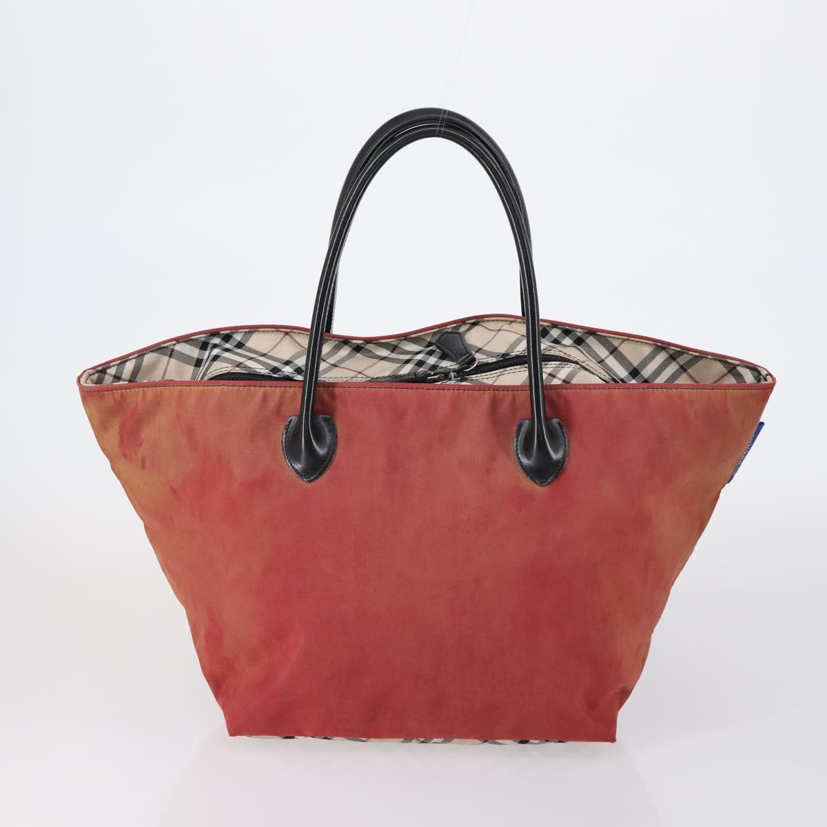 BURBERRY Nova Check Shoulder Bag Nylon Canvas 4 Set Beige Brown black Auth 148484