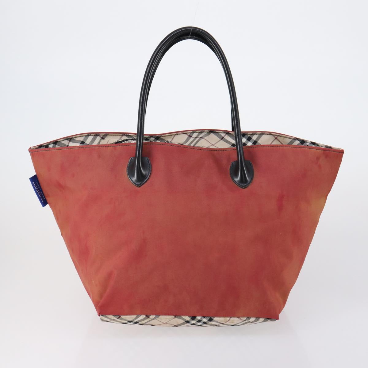 BURBERRY Nova Check Shoulder Bag Nylon Canvas 4 Set Beige Brown black Auth 148484