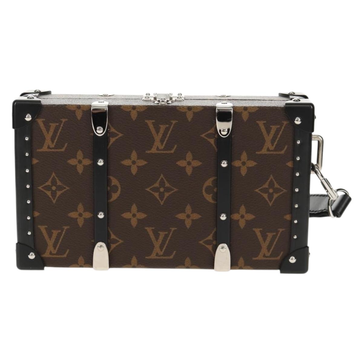LOUIS VUITTON Monogram Macassar Wallet Trunk Long Wallet M20250 LV Auth 148520M