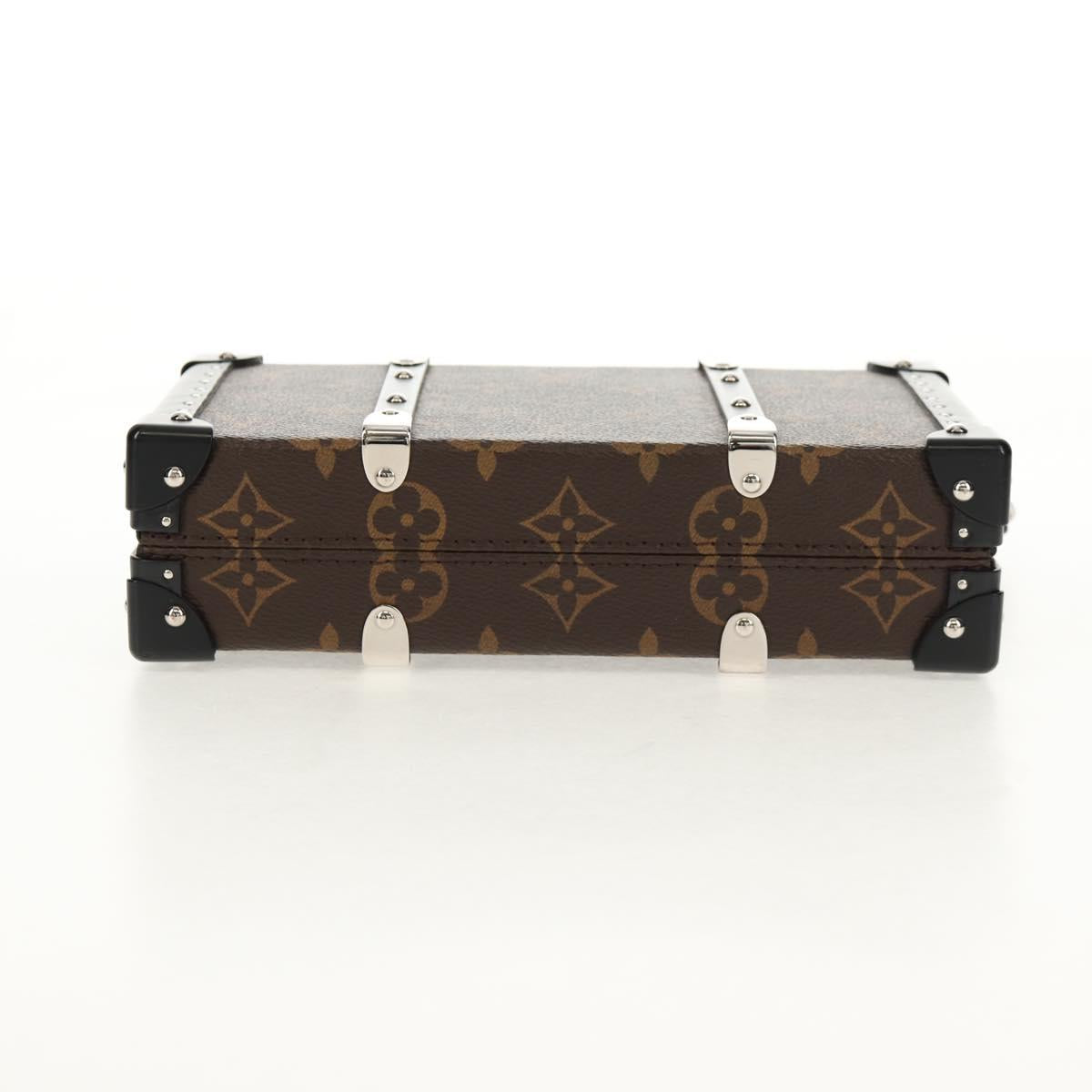 LOUIS VUITTON Monogram Macassar Wallet Trunk Long Wallet M20250 LV Auth 148520M