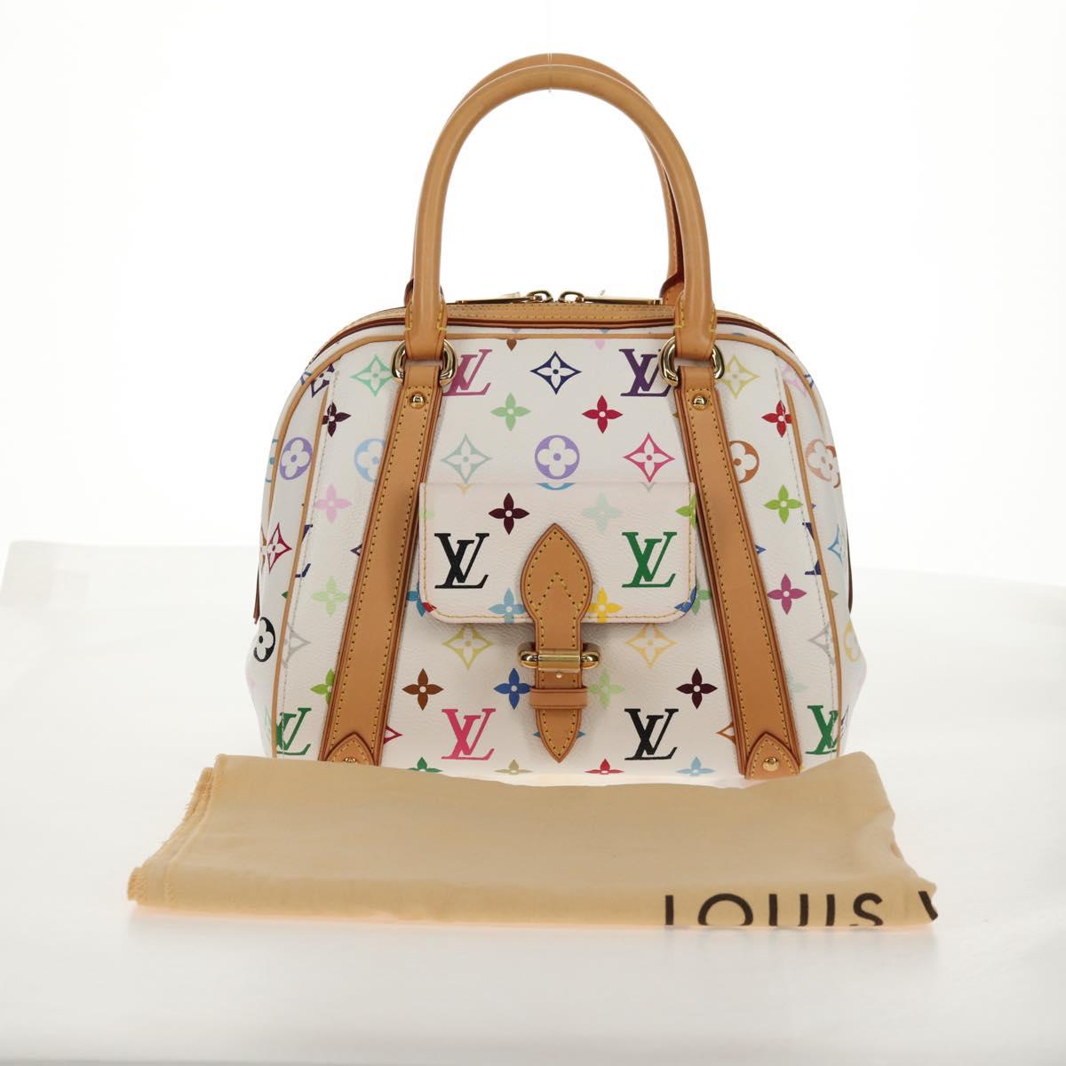 LOUIS VUITTON Monogram Multicolor Priscilla Hand Bag White M40096 Auth 148523SAM
