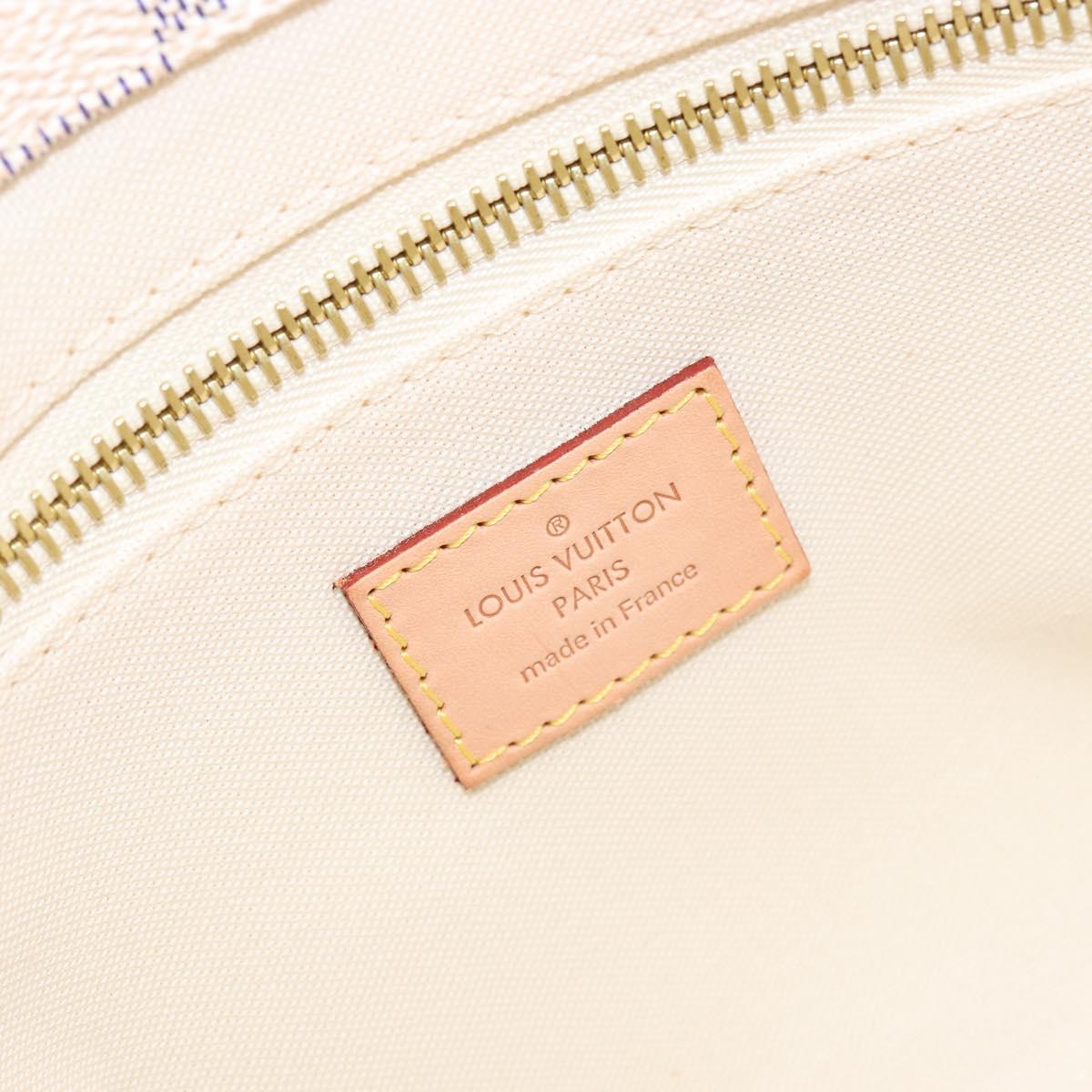 LOUIS VUITTON Damier Azur Cabas PM Tote Bag N41376 LV Auth 148525V