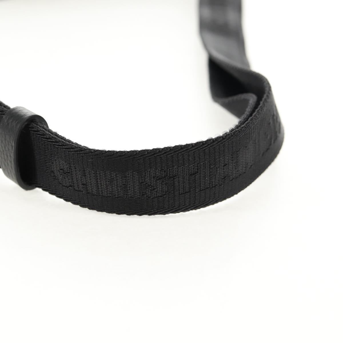 Christian Dior Trotter Canvas Oblique Shoulder Bag Navy Silver Auth 148526M