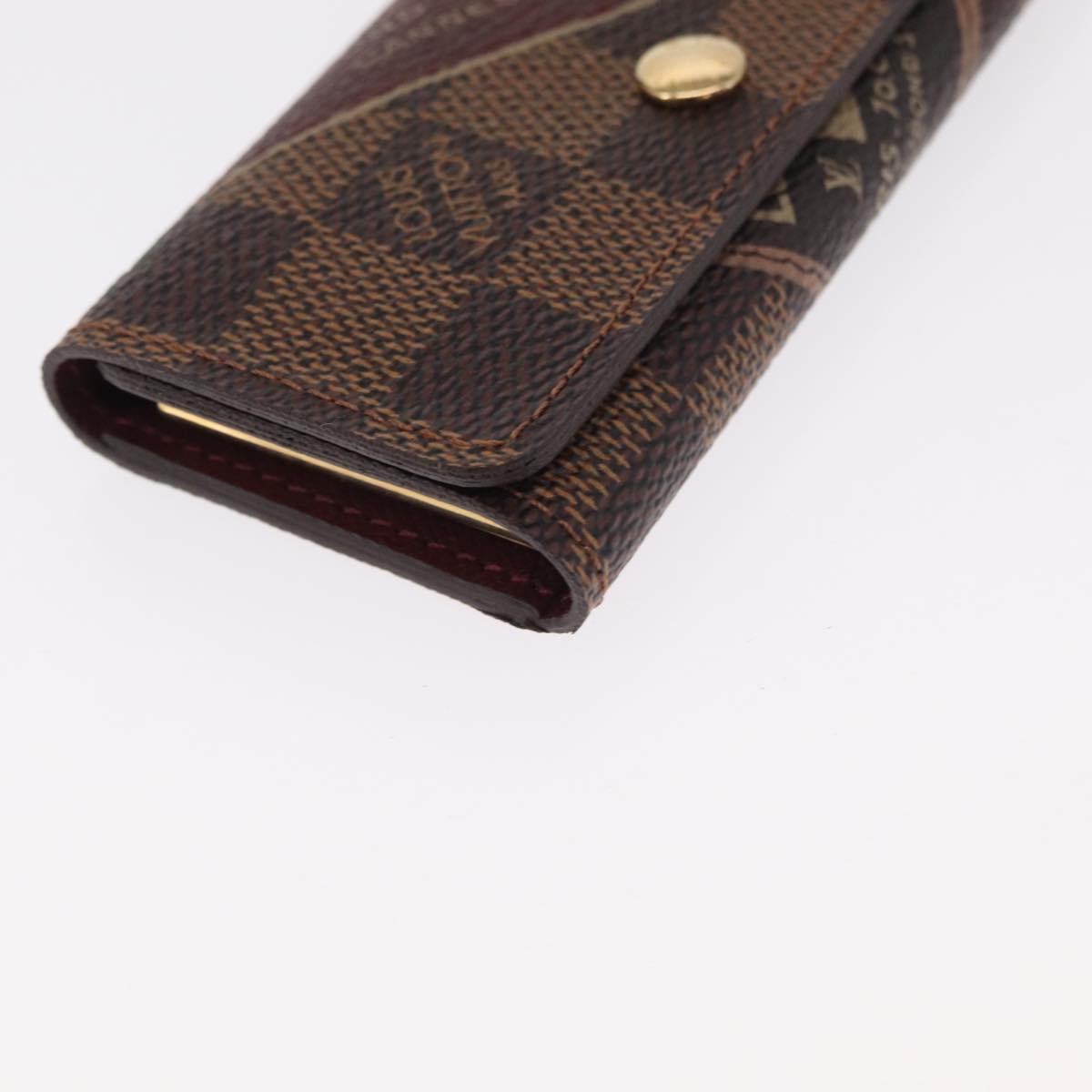 LOUIS VUITTON Damier Ebene Multicles 4 Label collection N63082 LV Auth 148542V