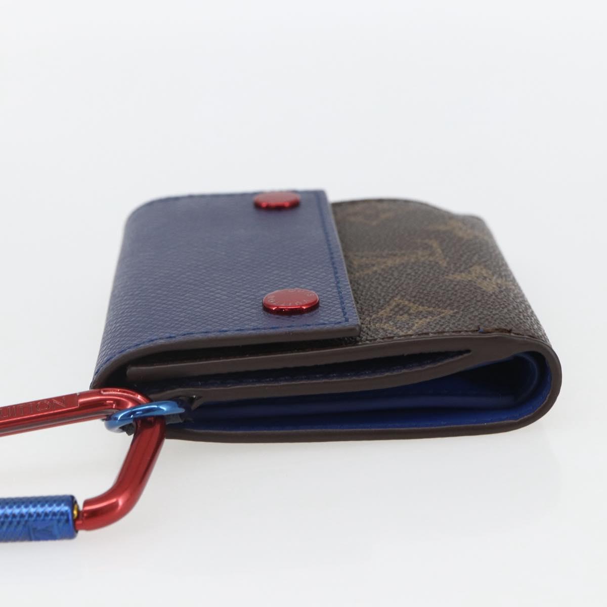 LOUIS VUITTON Taiga Compact Wallet M63041 LV Auth 148545SAM