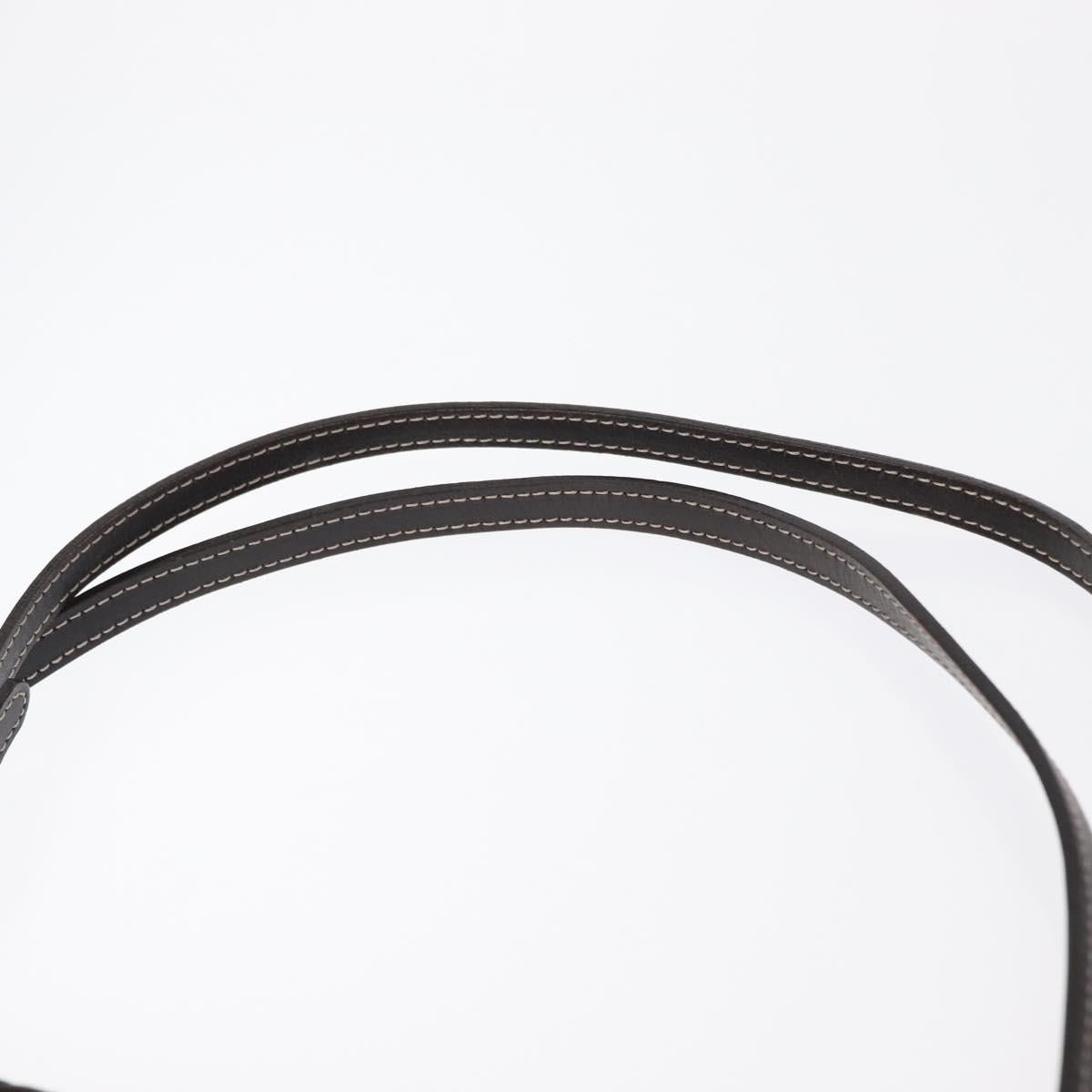 BURBERRY Nova Check Blue Label Pouch Canvas Light Blue Auth 148618