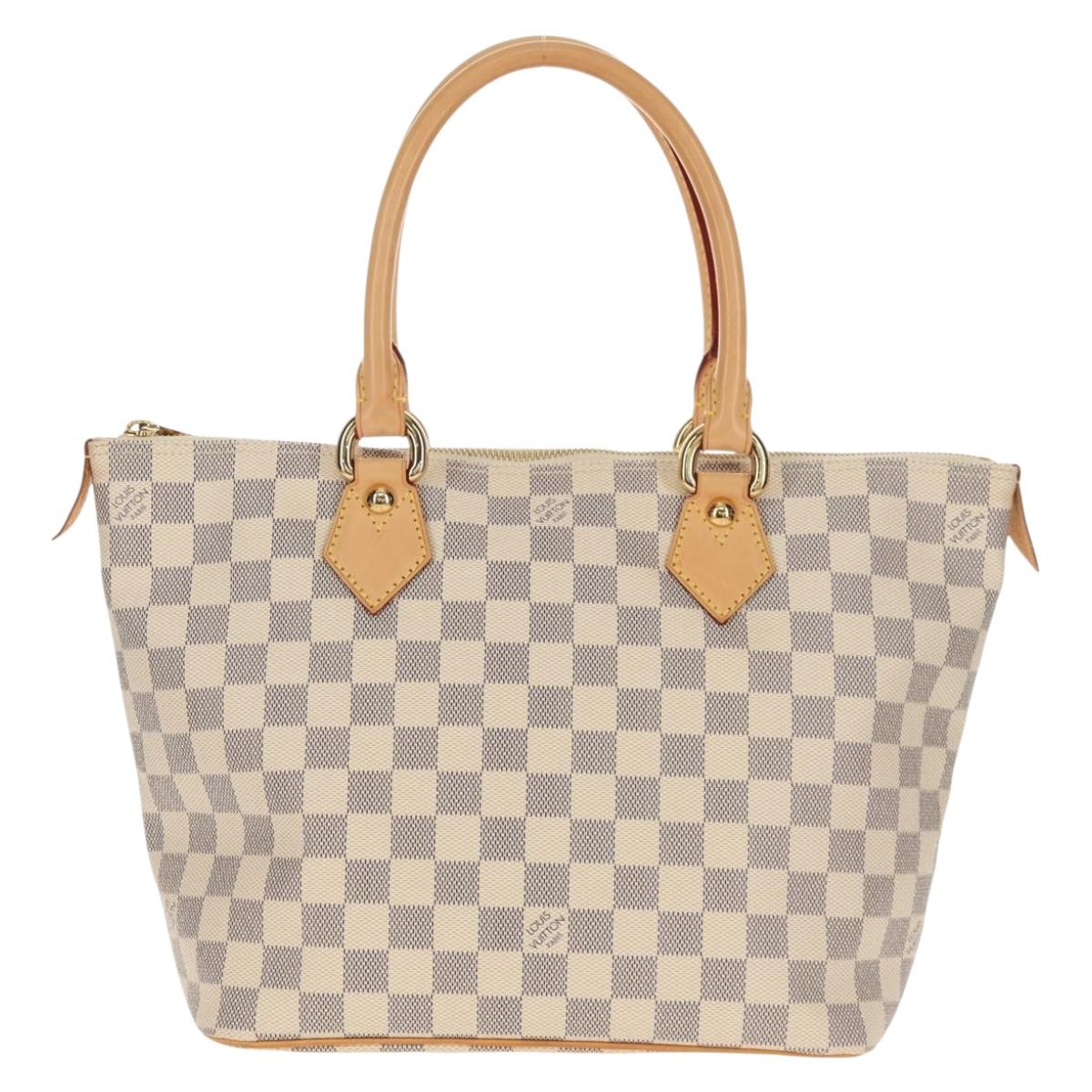 LOUIS VUITTON Damier Azur Saleya PM Tote Bag N51186 LV Auth 148622SAV