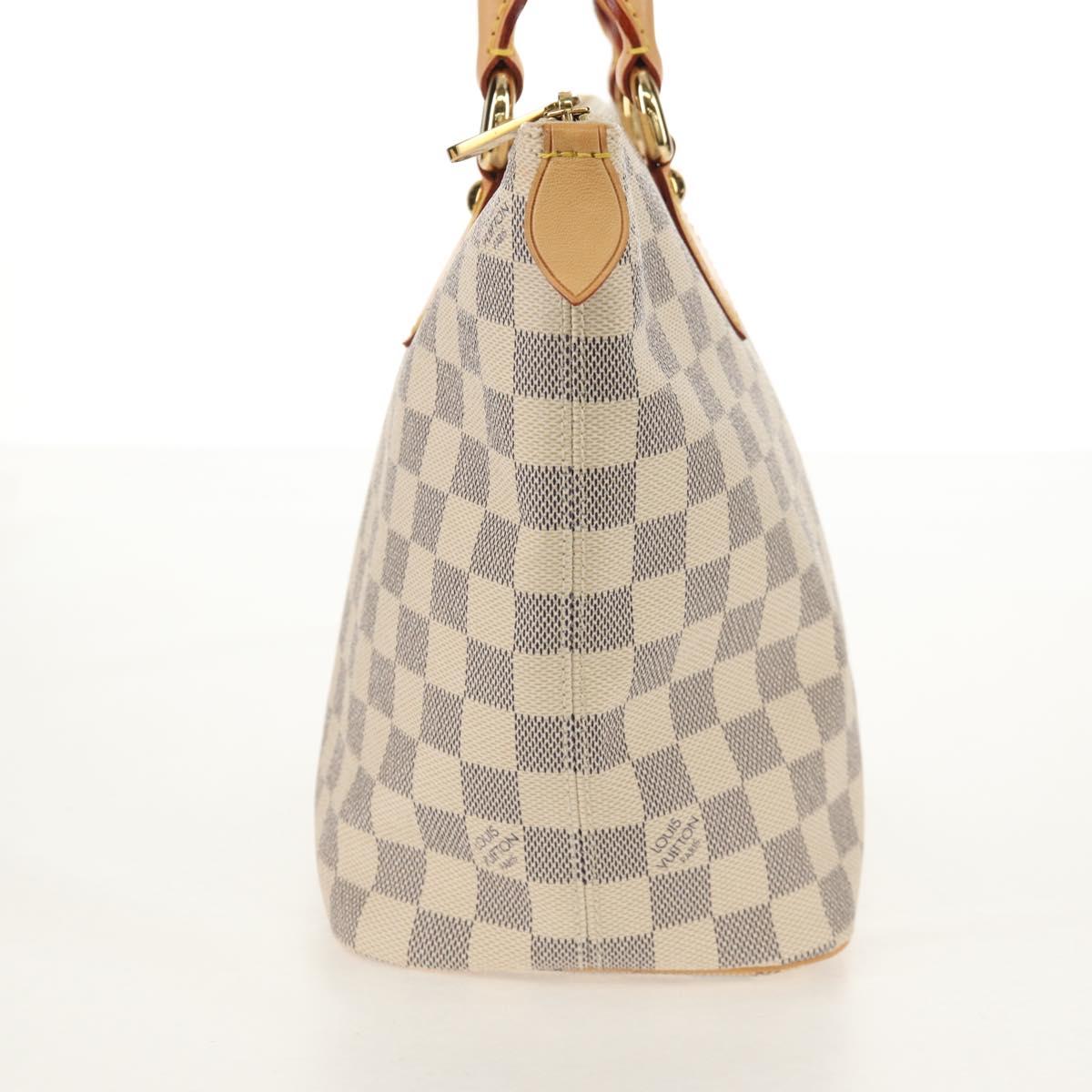 LOUIS VUITTON Damier Azur Saleya PM Tote Bag N51186 LV Auth 148622SAV