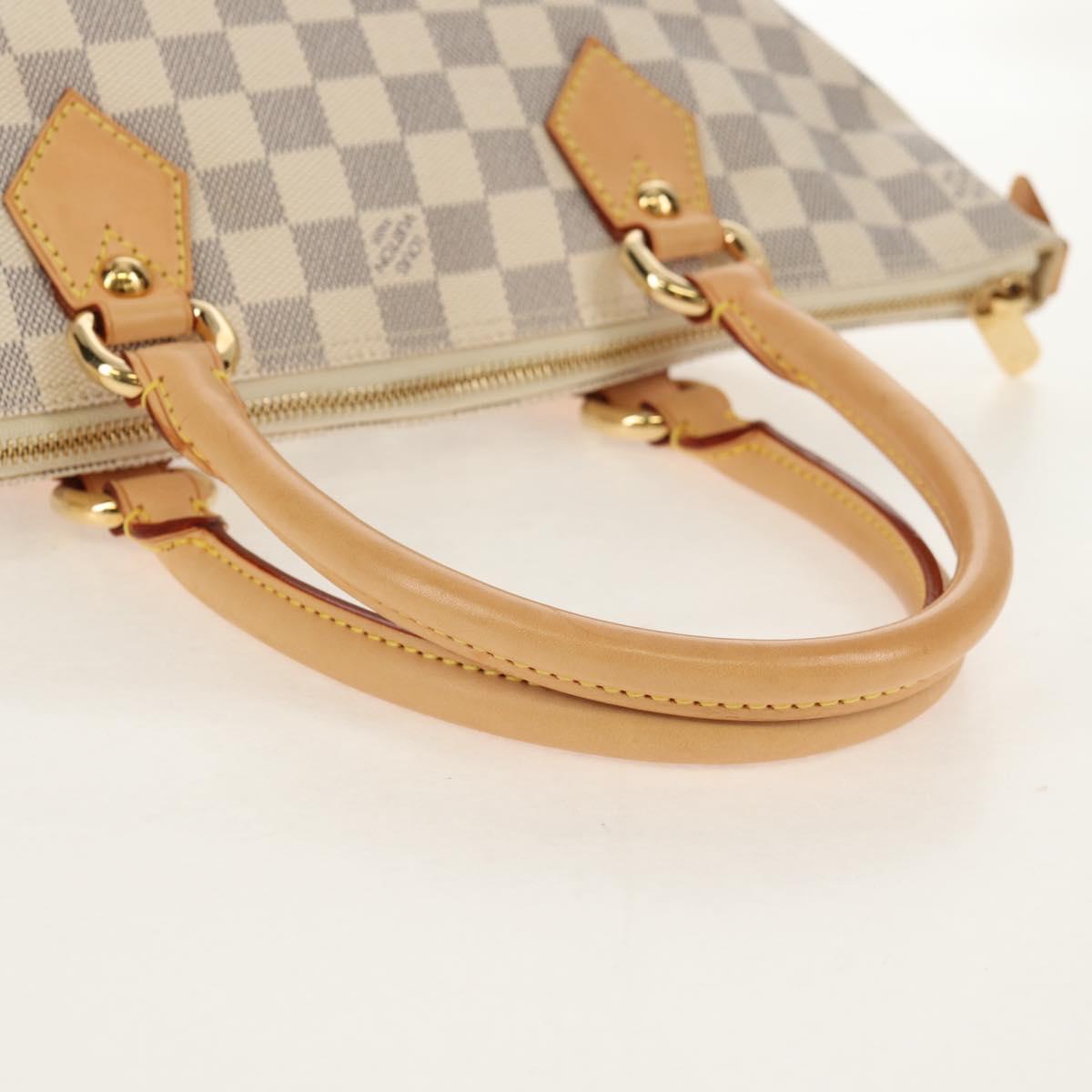 LOUIS VUITTON Damier Azur Saleya PM Tote Bag N51186 LV Auth 148622SAV