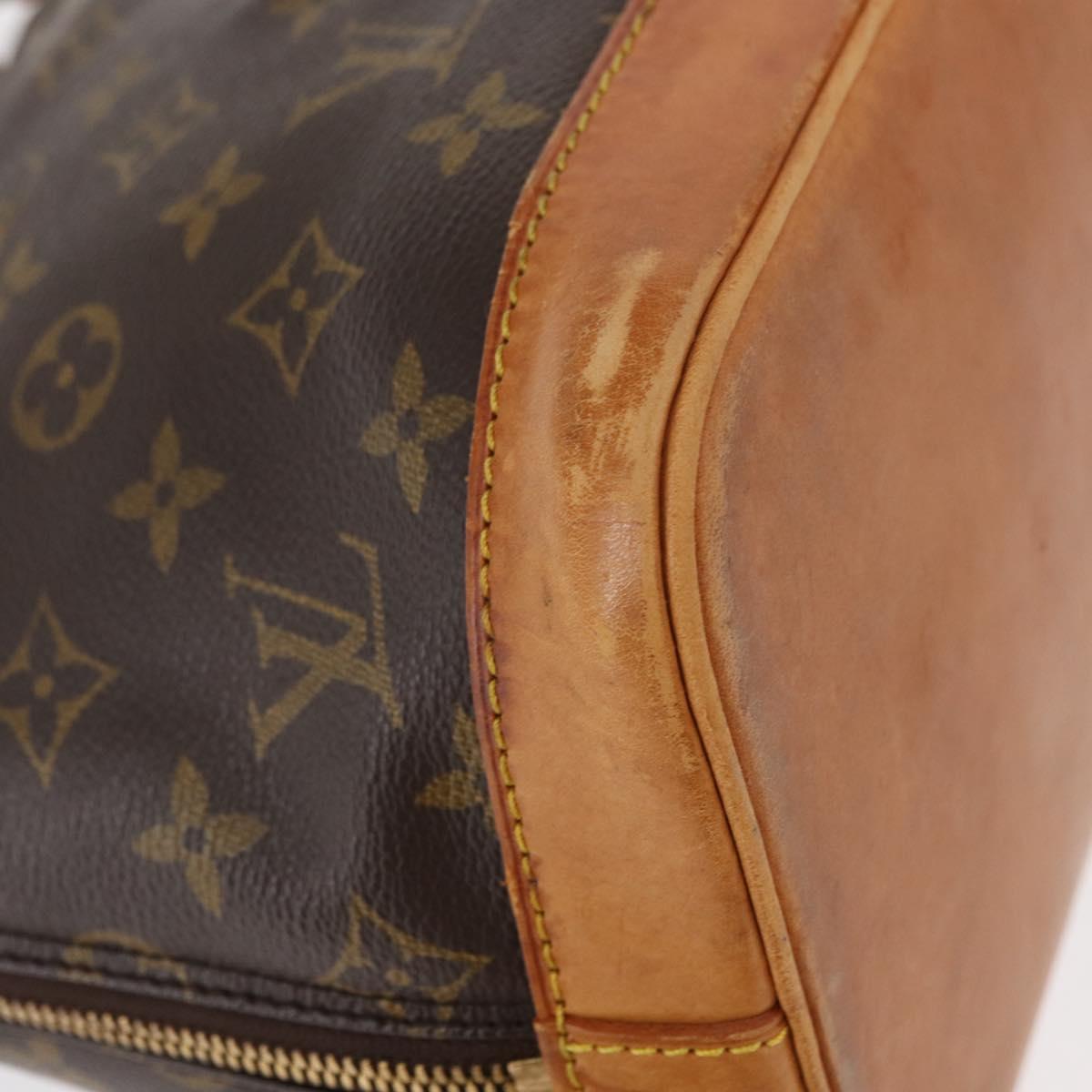 LOUIS VUITTON Monogram Alma Hand Bag M51130 LV Auth 148628