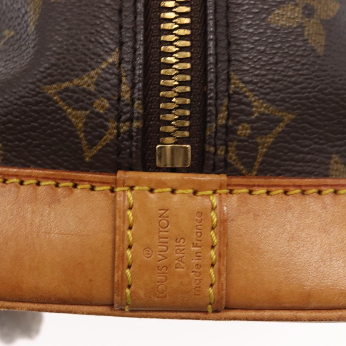 LOUIS VUITTON Monogram Alma Hand Bag M51130 LV Auth 148628