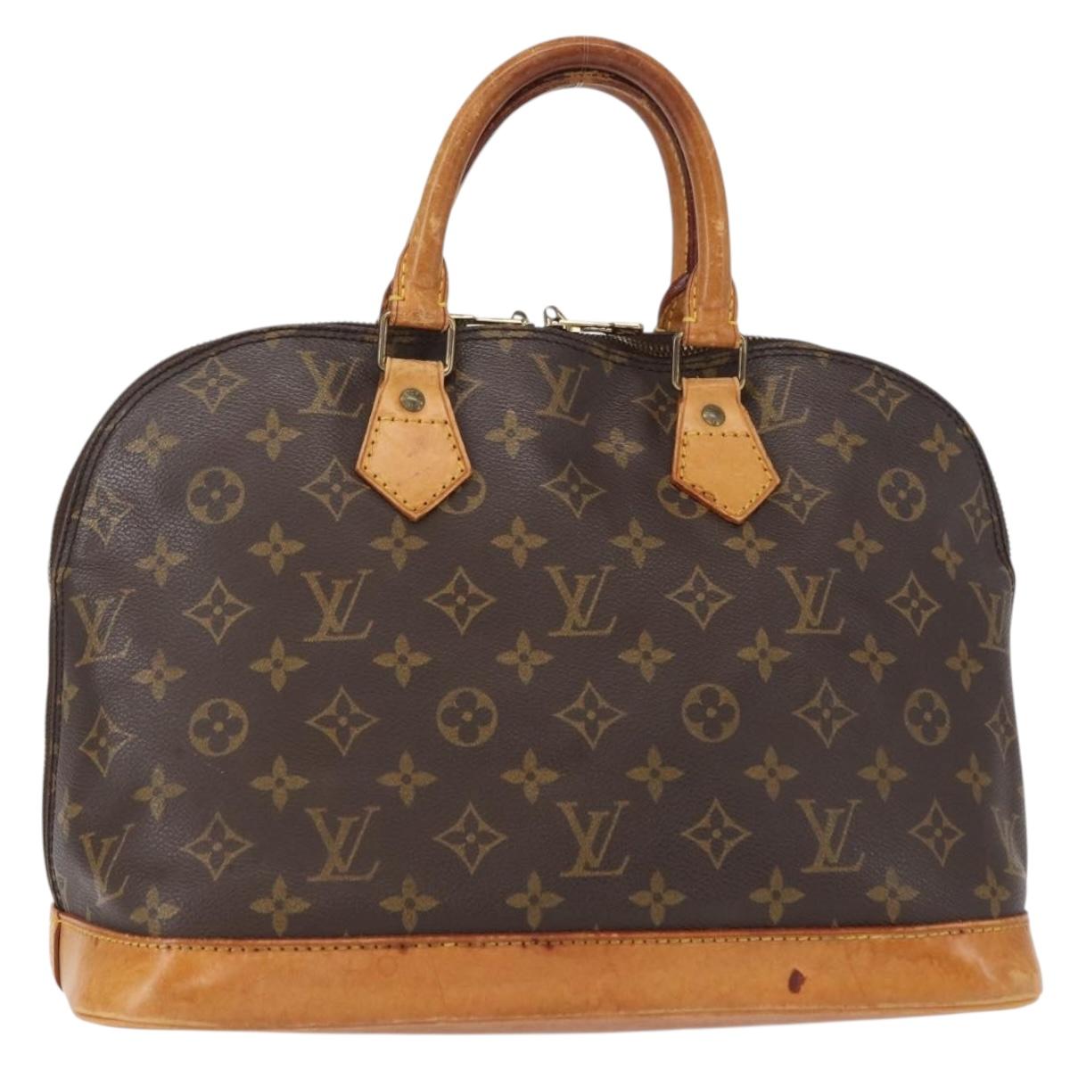 LOUIS VUITTON Monogram Alma Hand Bag M51130 LV Auth 148628