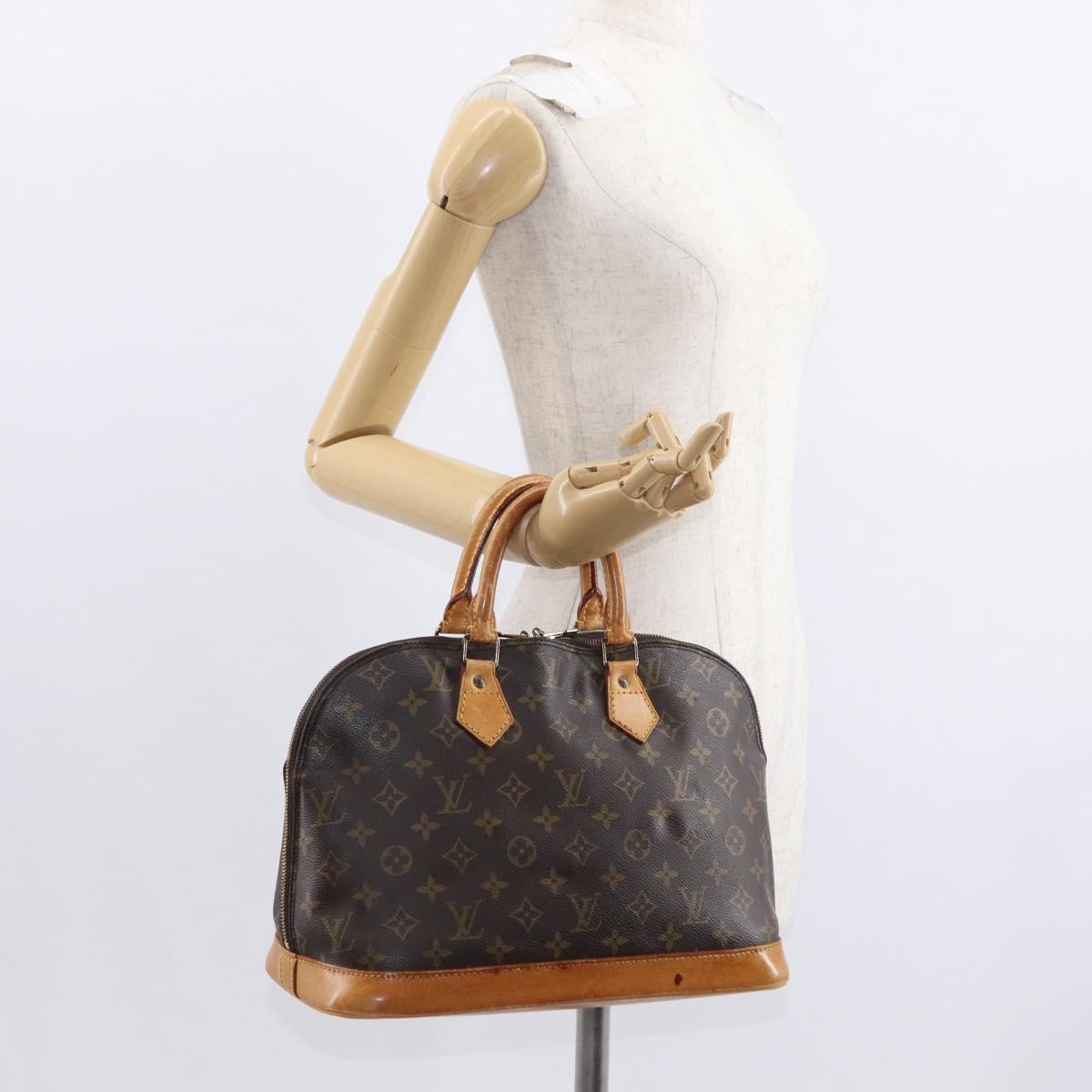 LOUIS VUITTON Monogram Alma Hand Bag M51130 LV Auth 148628