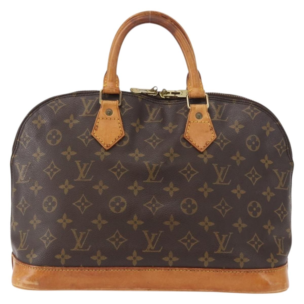 LOUIS VUITTON Monogram Alma Hand Bag M51130 LV Auth 148628