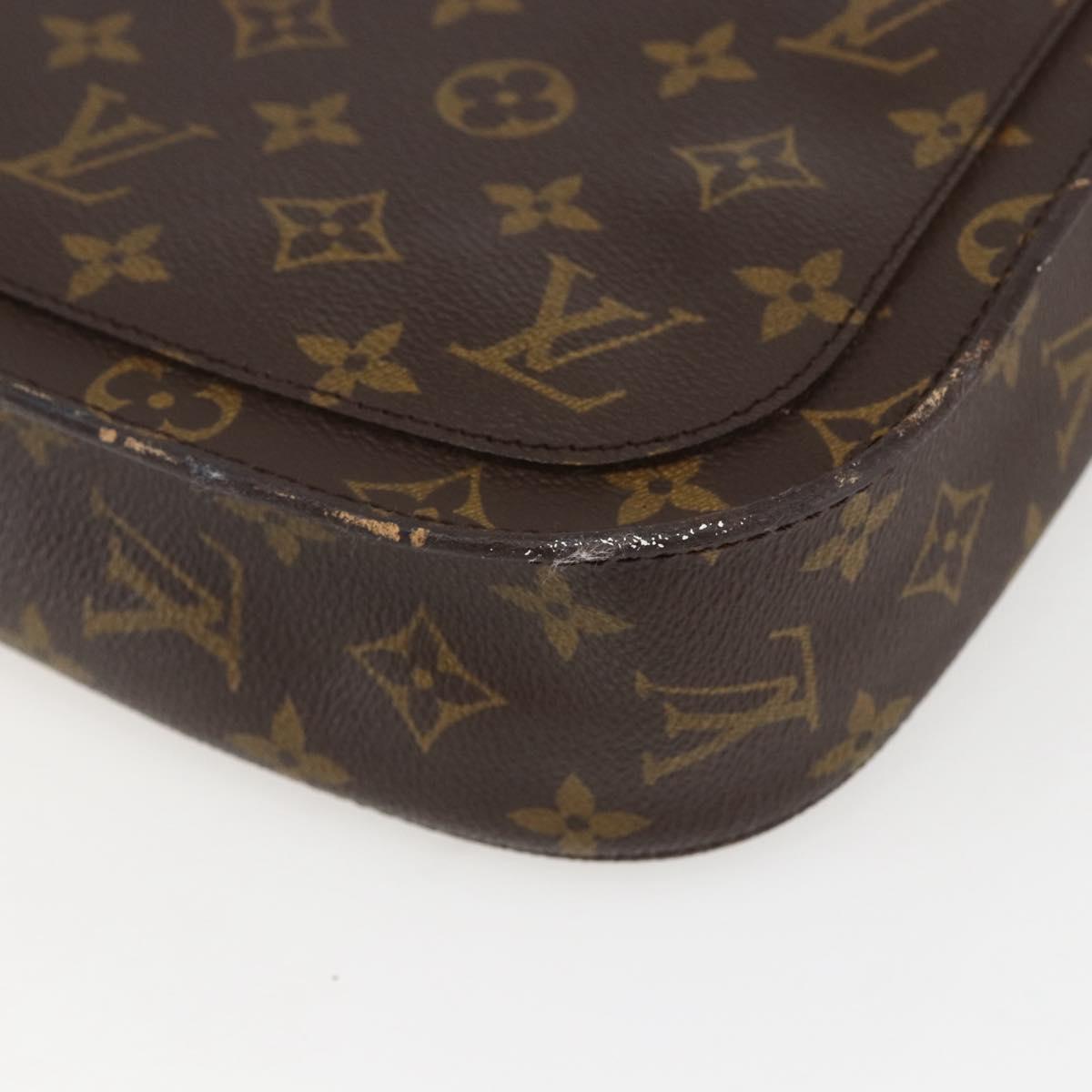 LOUIS VUITTON Monogram Saint Cloud GM Shoulder Bag M51242 LV Auth 148634