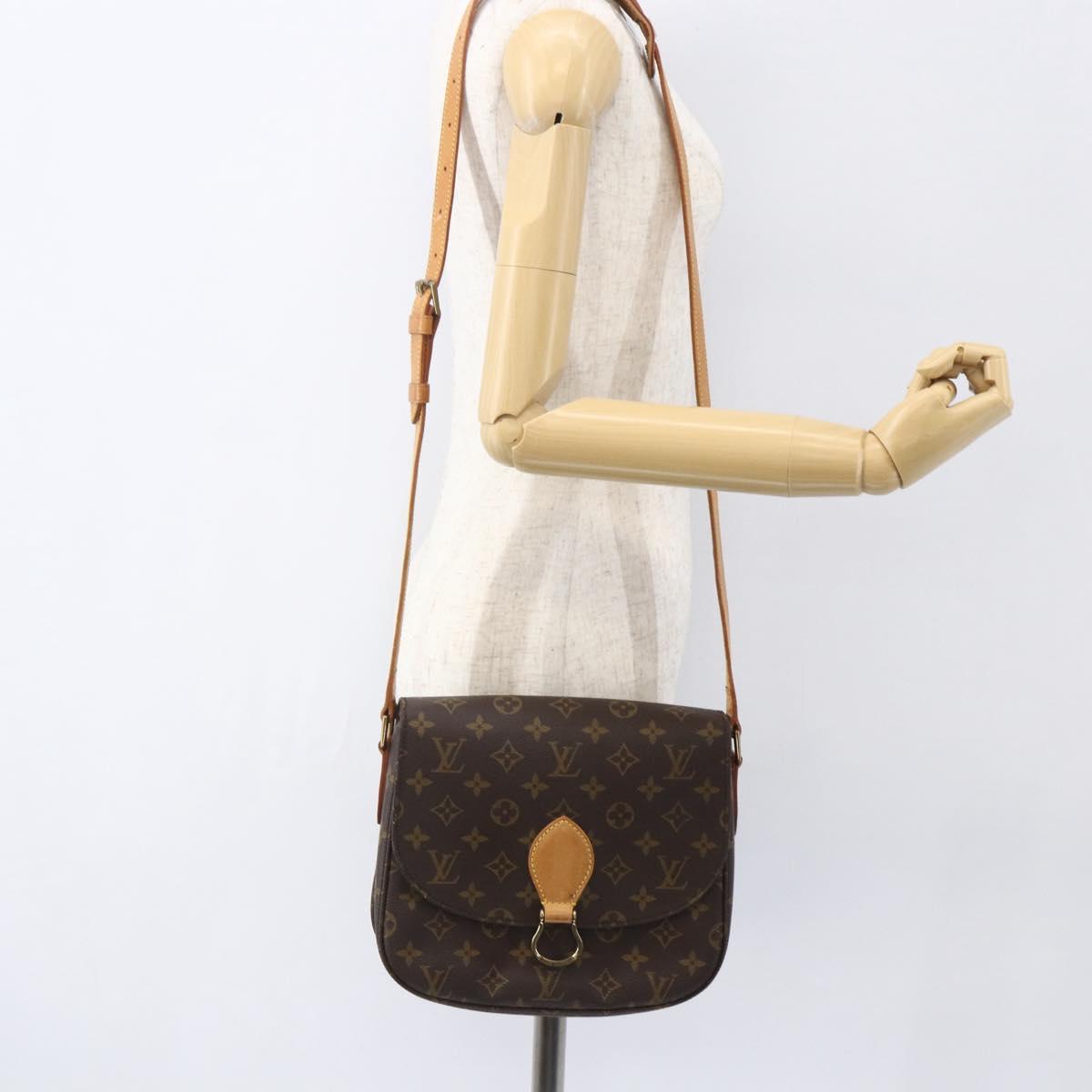 LOUIS VUITTON Monogram Saint Cloud GM Shoulder Bag M51242 LV Auth 148634