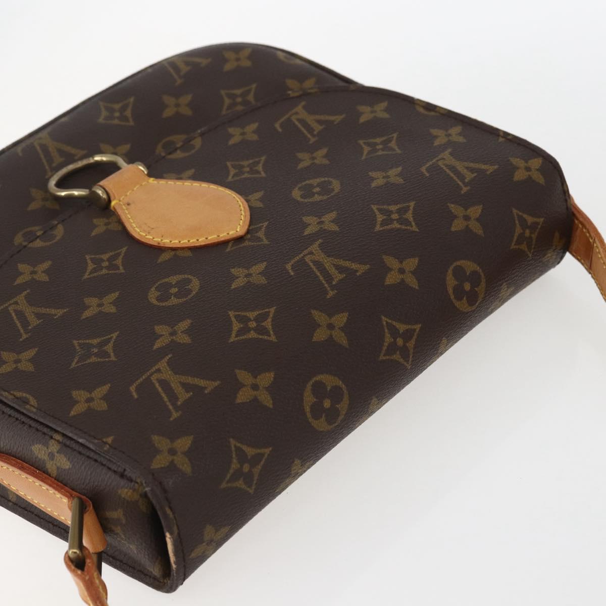 LOUIS VUITTON Monogram Saint Cloud GM Shoulder Bag M51242 LV Auth 148634