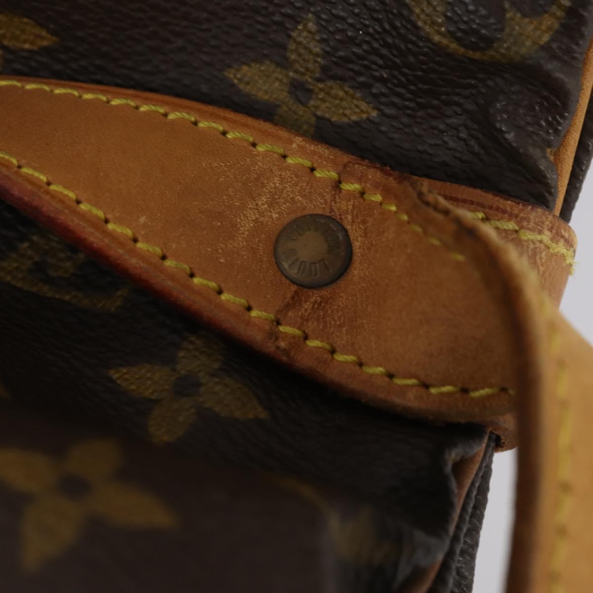 LOUIS VUITTON Monogram Saumur 35 Shoulder Bag M42254 LV Auth 148638