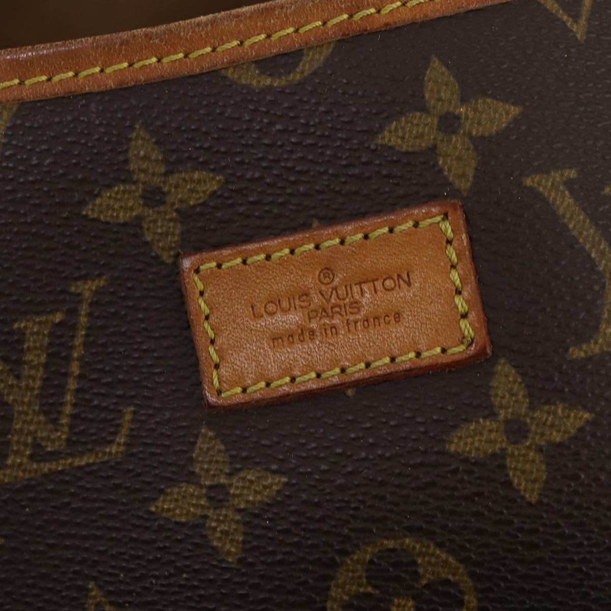 LOUIS VUITTON Monogram Saumur 35 Shoulder Bag M42254 LV Auth 148638