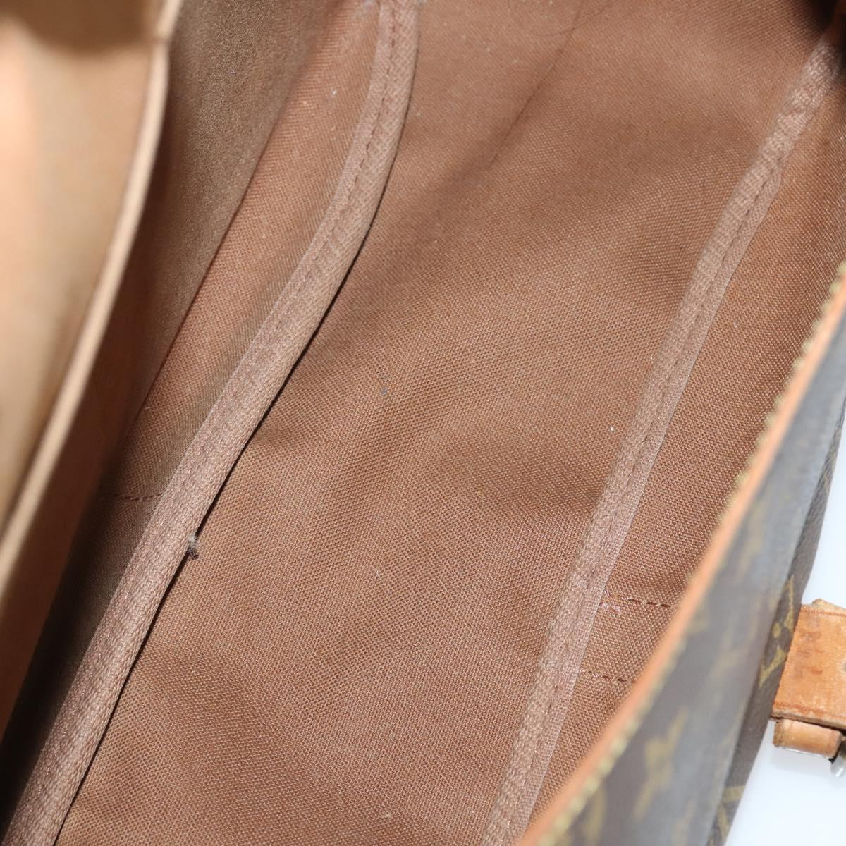 LOUIS VUITTON Monogram Saumur 35 Shoulder Bag M42254 LV Auth 148638