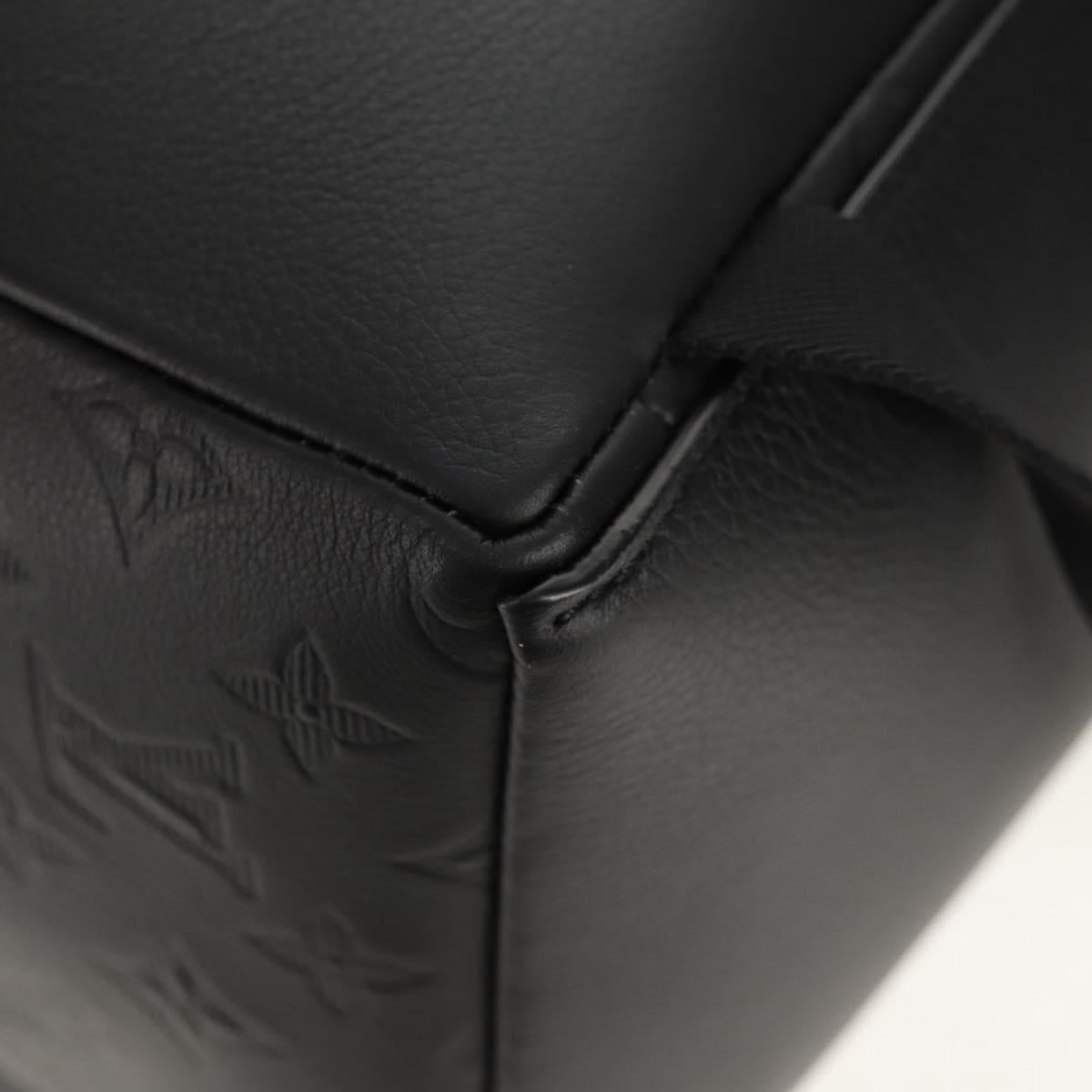 LOUIS VUITTON Monogram Shadow Discovery Backpack PM Black M46553 Auth 148639SM