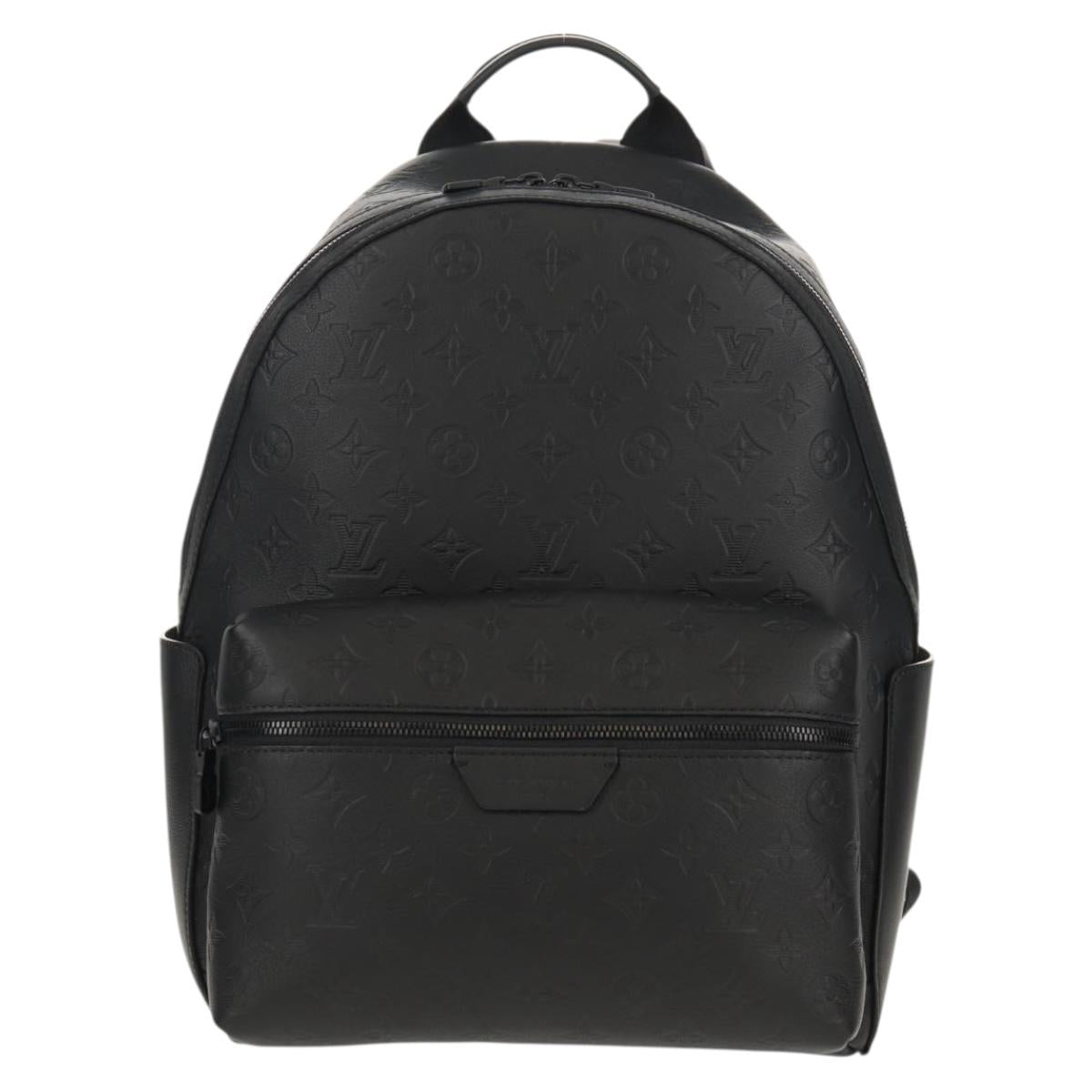 LOUIS VUITTON Monogram Shadow Discovery Backpack PM Black M46553 Auth 148639SM