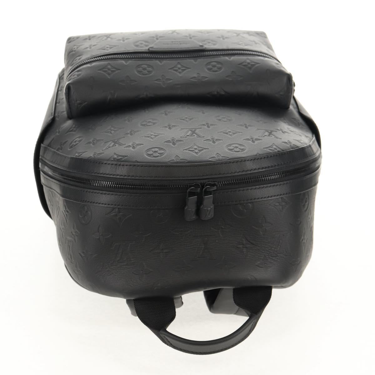 LOUIS VUITTON Monogram Shadow Discovery Backpack PM Black M46553 Auth 148639SM