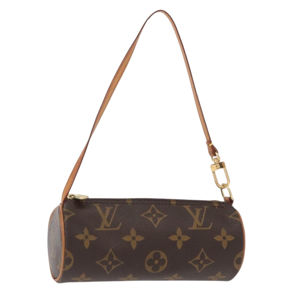 LOUIS VUITTON Monogram Papillon Pouch LV Auth 148641