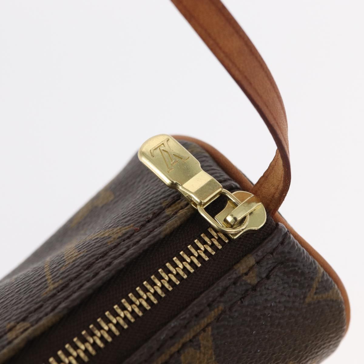 LOUIS VUITTON Monogram Papillon Pouch LV Auth 148641