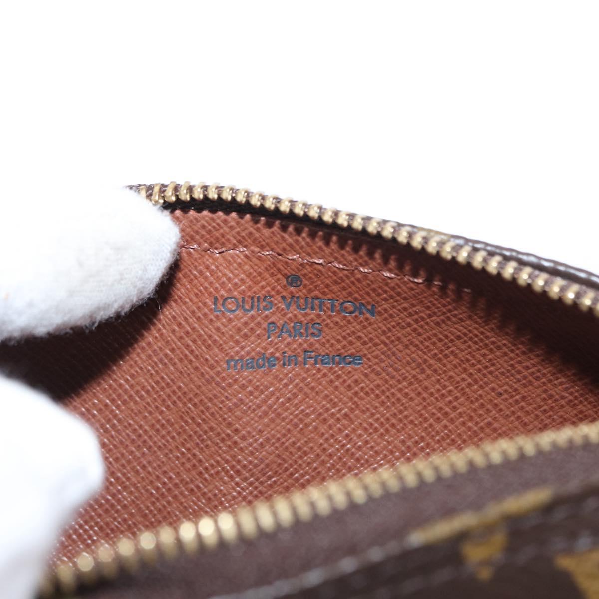 LOUIS VUITTON Monogram Papillon Pouch LV Auth 148641