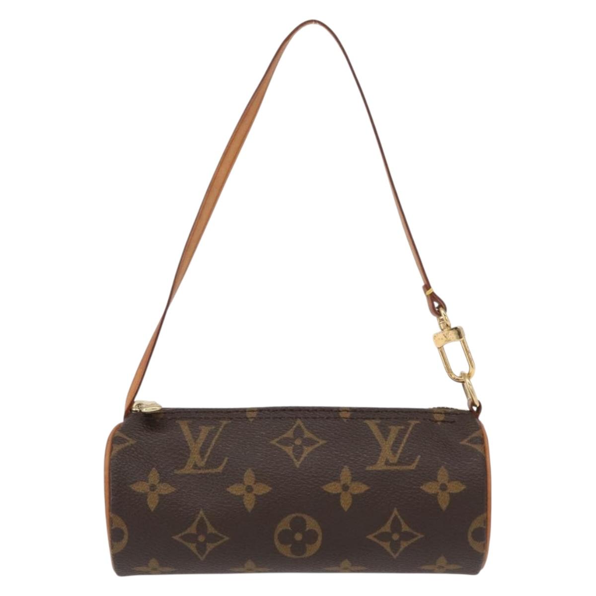 LOUIS VUITTON Monogram Papillon Pouch LV Auth 148641