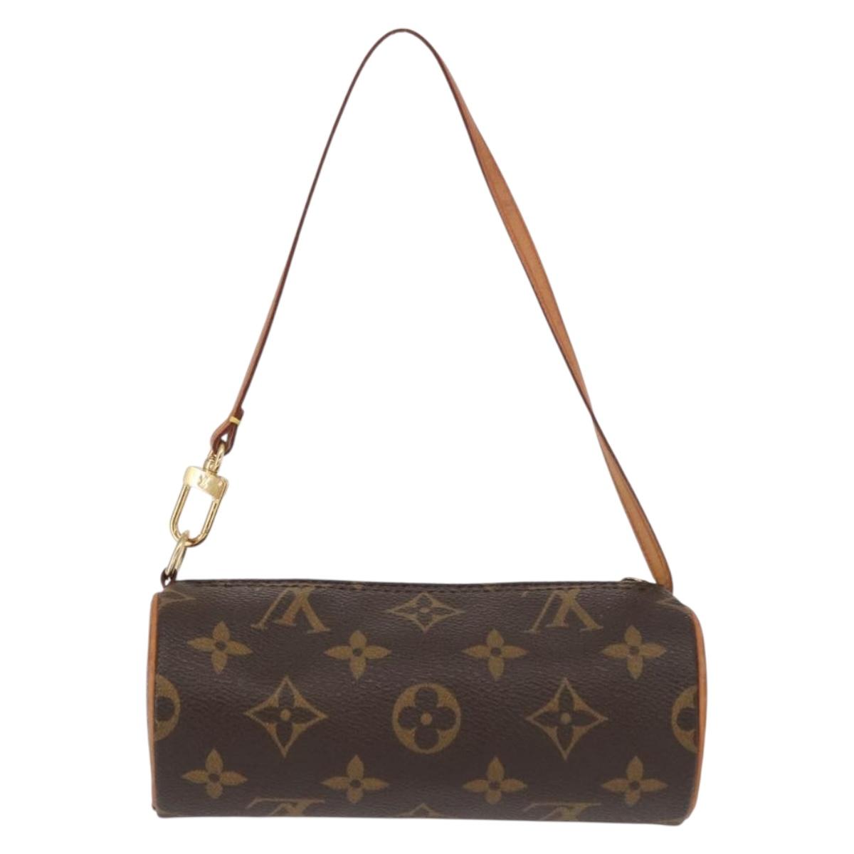 LOUIS VUITTON Monogram Papillon Pouch LV Auth 148641