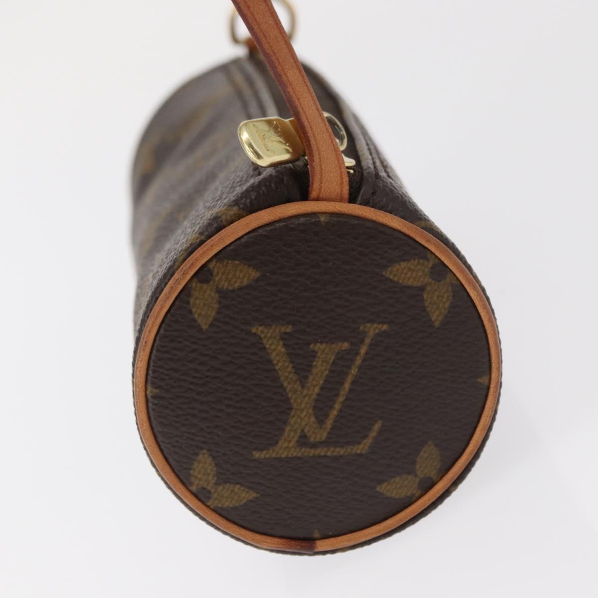 LOUIS VUITTON Monogram Papillon Pouch LV Auth 148641