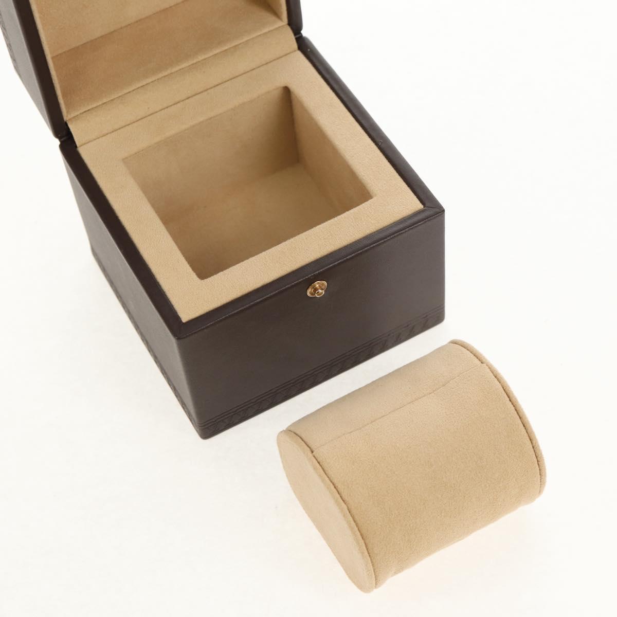 LOUIS VUITTON Tambour Date Watches Stainless Steel Silver Q1111 LV Auth 148644M