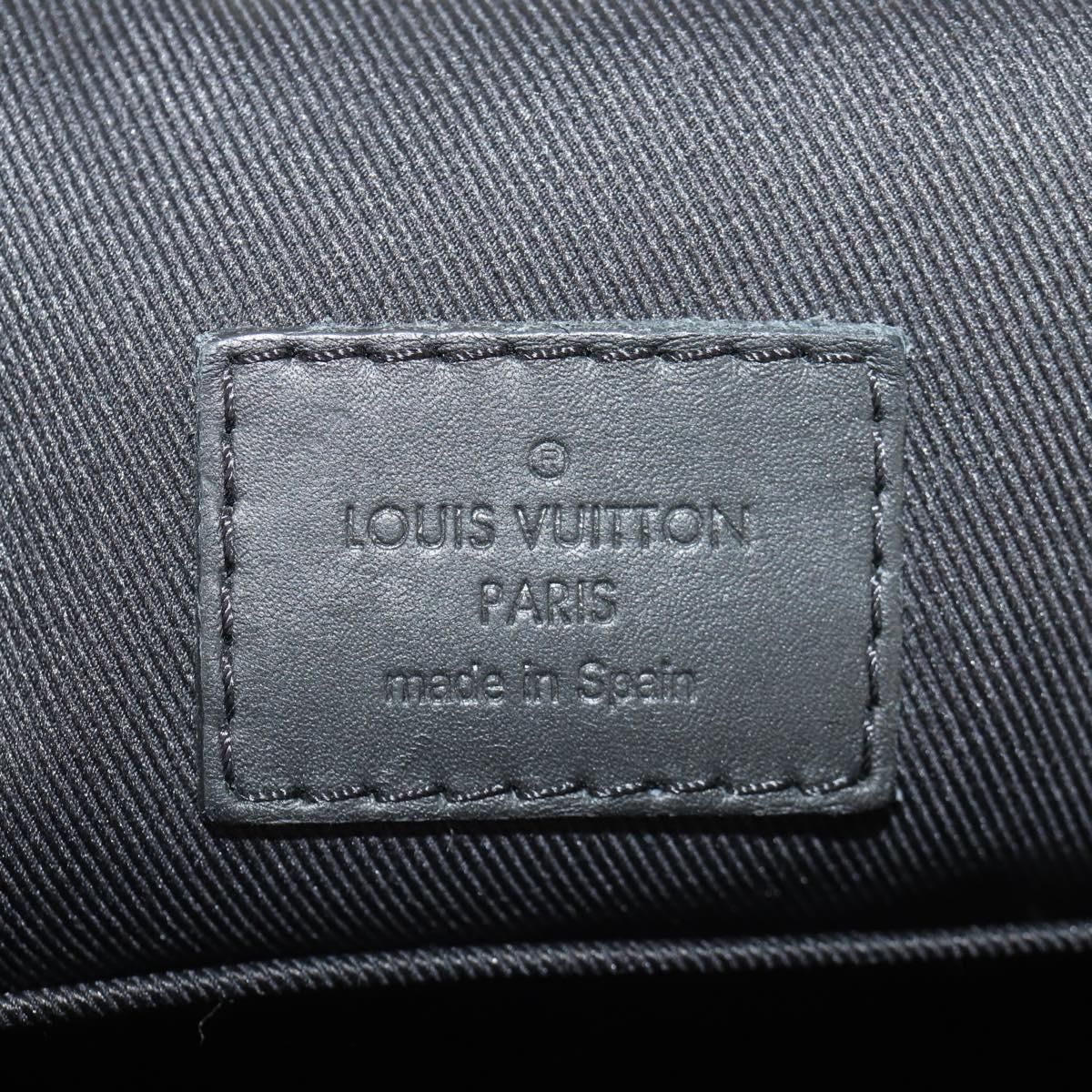 LOUIS VUITTON Damier Infini District PM Shoulder Bag Onyx N41033 Auth 148646AV