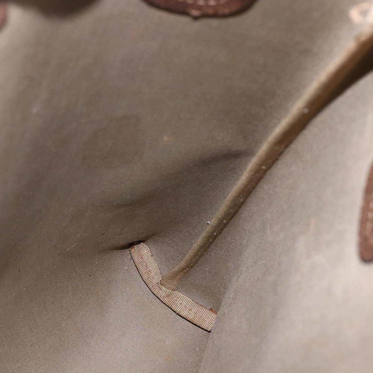 GUCCI GG Supreme Web Sherry Line Tote Bag PVC Beige 39 002 4487 Auth 148647