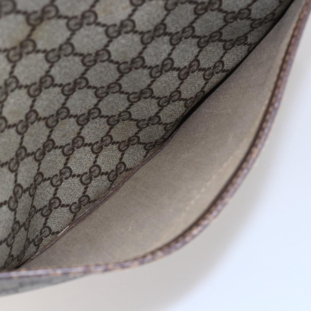 GUCCI GG Supreme Web Sherry Line Tote Bag PVC Beige 39 002 4487 Auth 148647