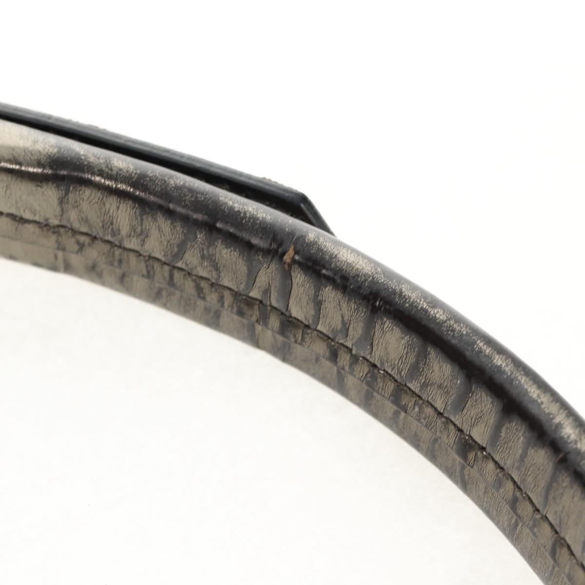 BURBERRY Nova Check Shoulder Bag PVC Beige Auth 148649V