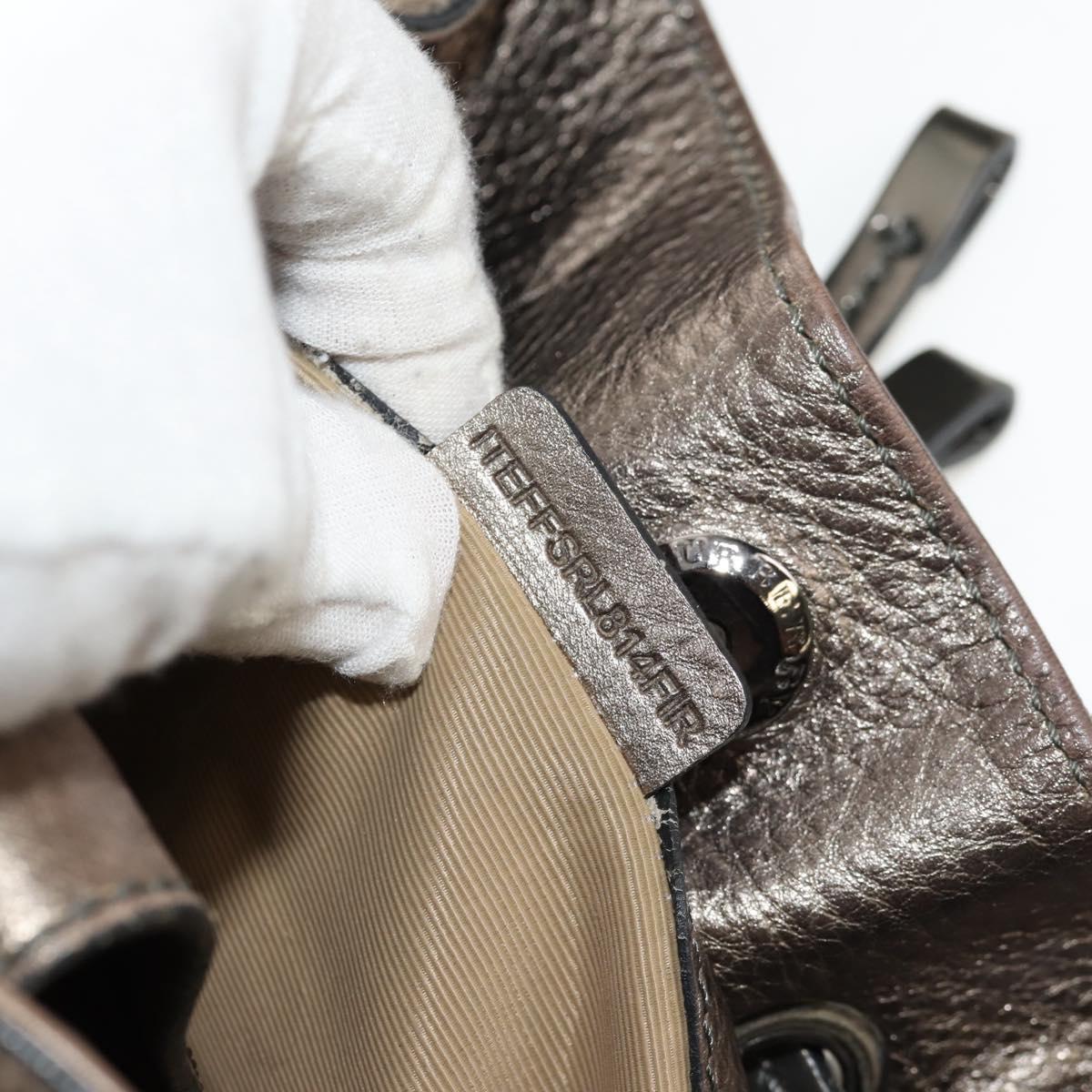 BURBERRY Nova Check Shoulder Bag PVC Beige Auth 148649V