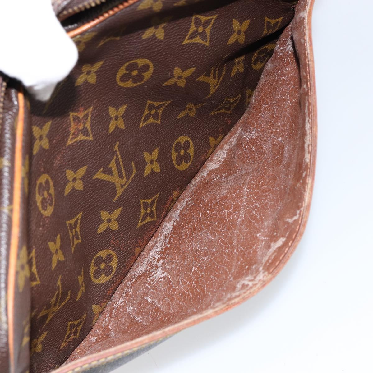 LOUIS VUITTON Monogram Compiegne 28 Clutch Bag M51845 LV Auth 148657
