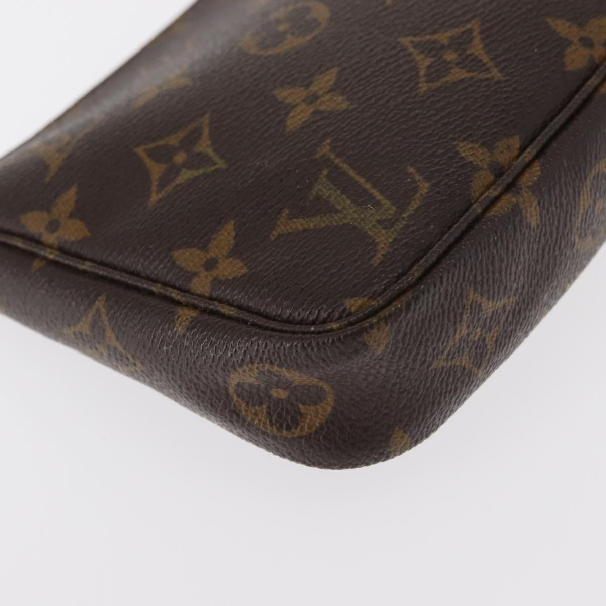 LOUIS VUITTON Monogram Pochette Accessoires Pouch M51980 LV Auth 148660