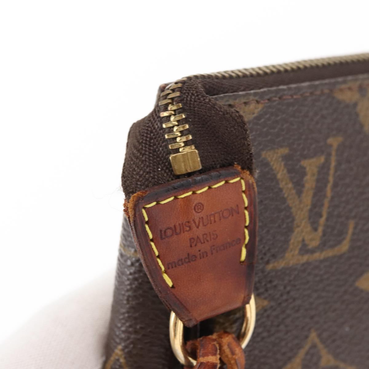 LOUIS VUITTON Monogram Pochette Accessoires Pouch M51980 LV Auth 148660