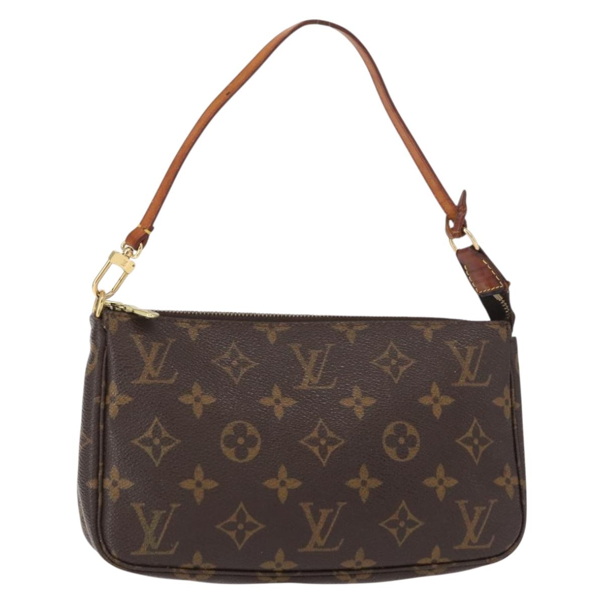 LOUIS VUITTON Monogram Pochette Accessoires Pouch M51980 LV Auth 148660