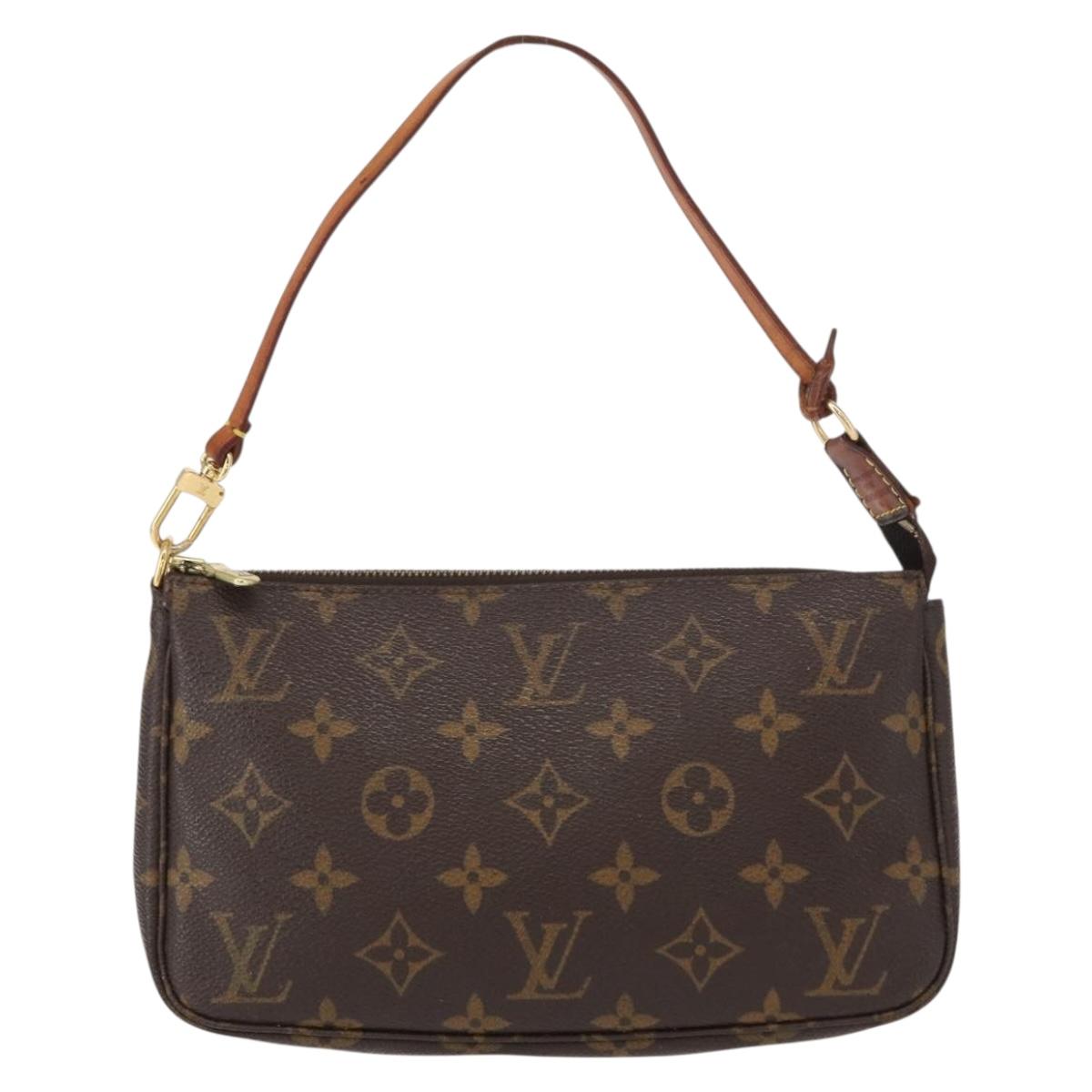 LOUIS VUITTON Monogram Pochette Accessoires Pouch M51980 LV Auth 148660