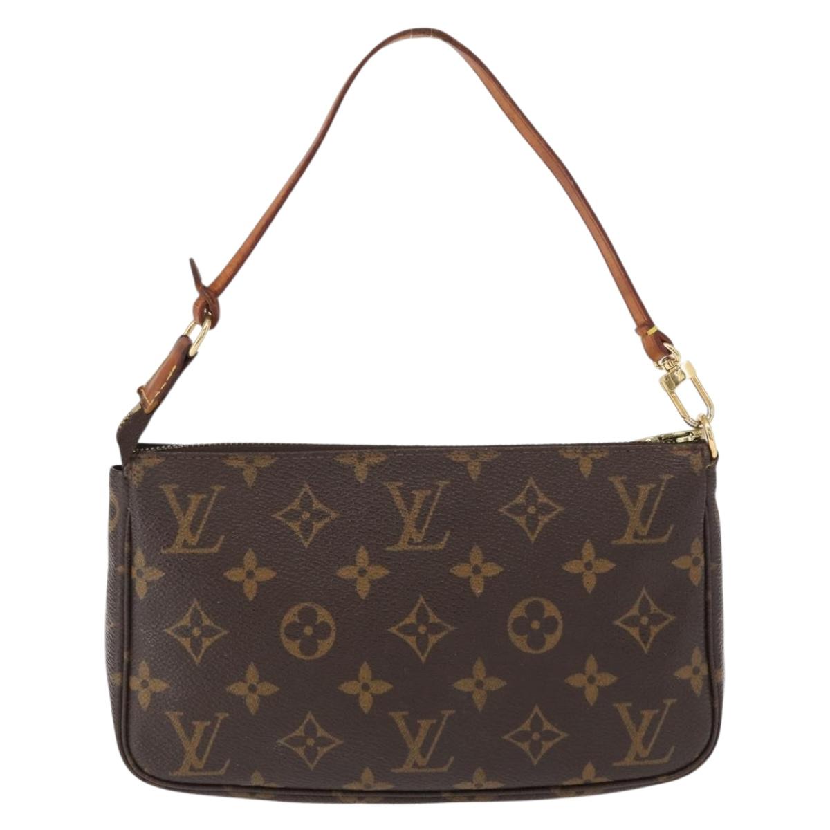 LOUIS VUITTON Monogram Pochette Accessoires Pouch M51980 LV Auth 148660
