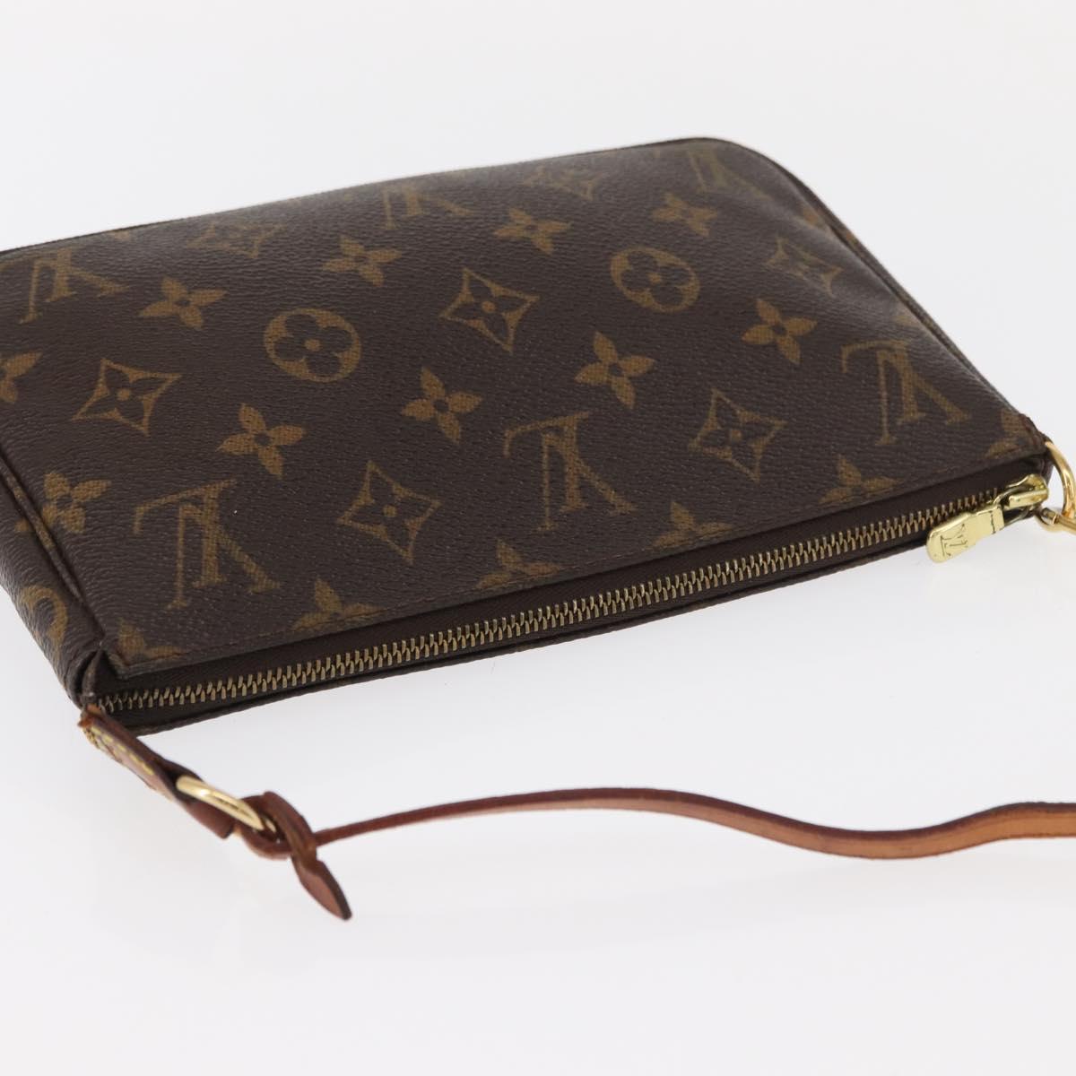 LOUIS VUITTON Monogram Pochette Accessoires Pouch M51980 LV Auth 148660